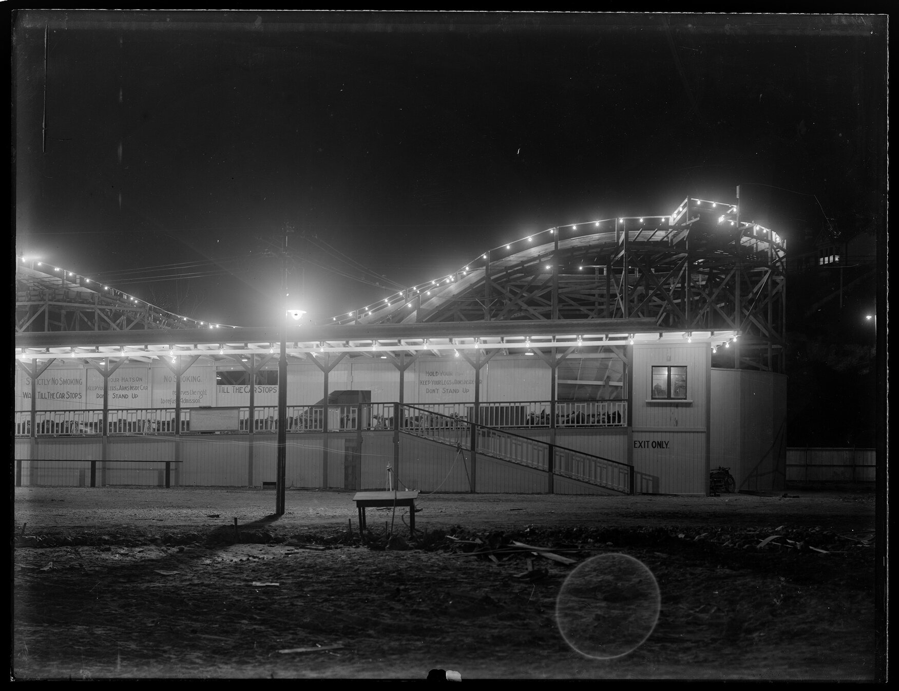 Caterpillar by night, New Zealand and South Seas Exhibition