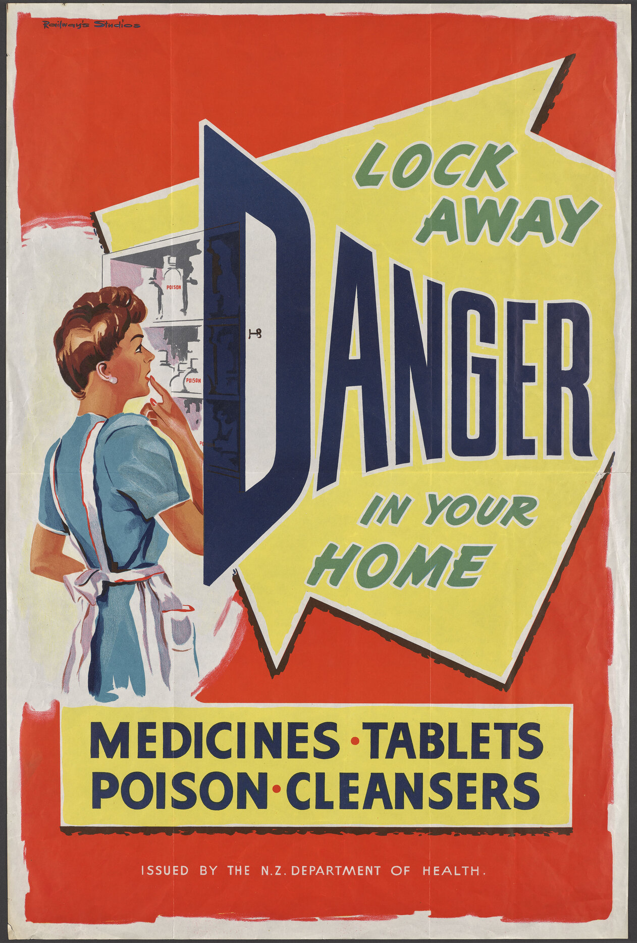 "Lock Away Danger In Your Home"