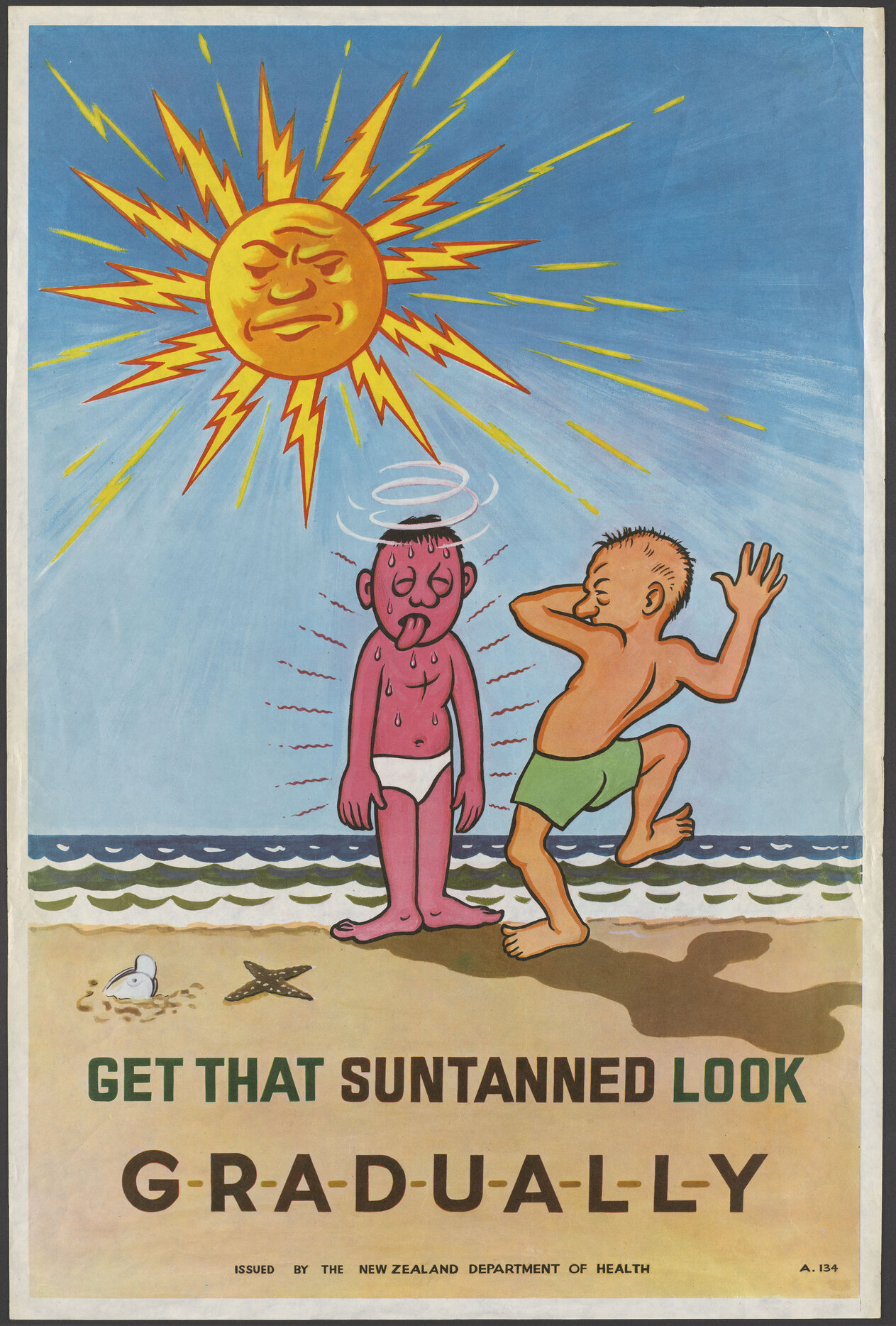 "Get That Suntanned Look G-r-a-d-u-a-l-l-y"