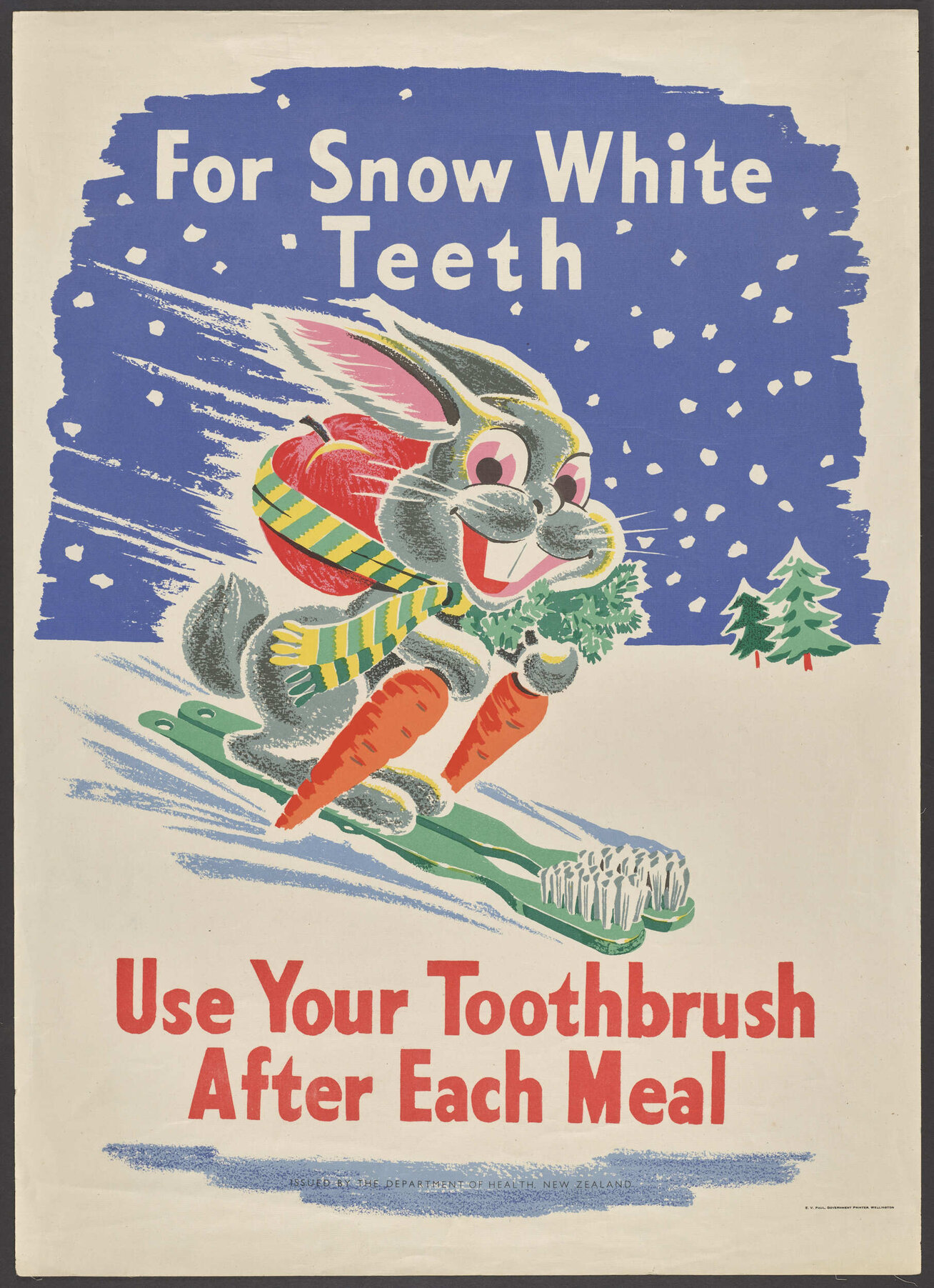 "For Snow White Teeth Use Your Tooth brush After Each Meal"