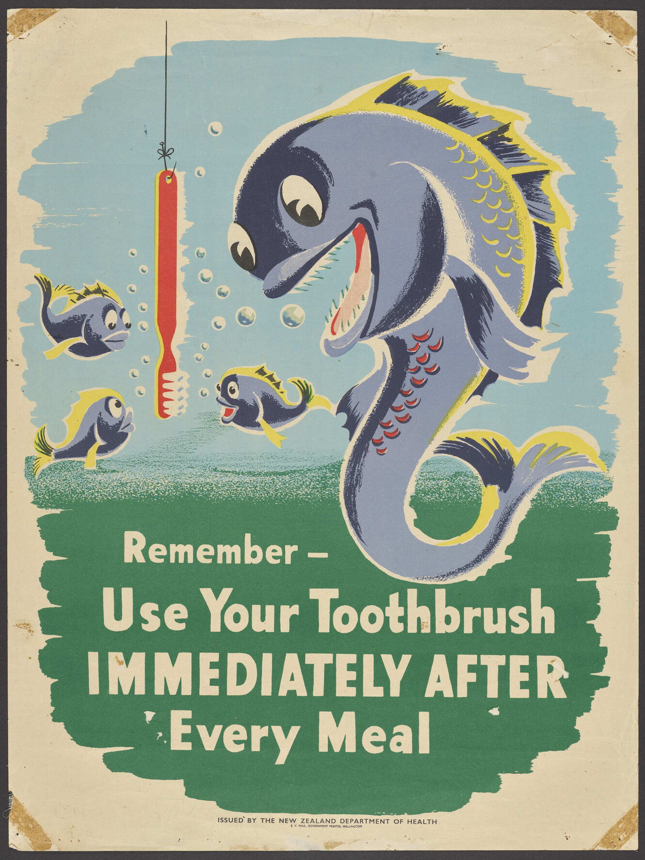 "Remember - Use Your Toothbrush Immediately After Every Meal"