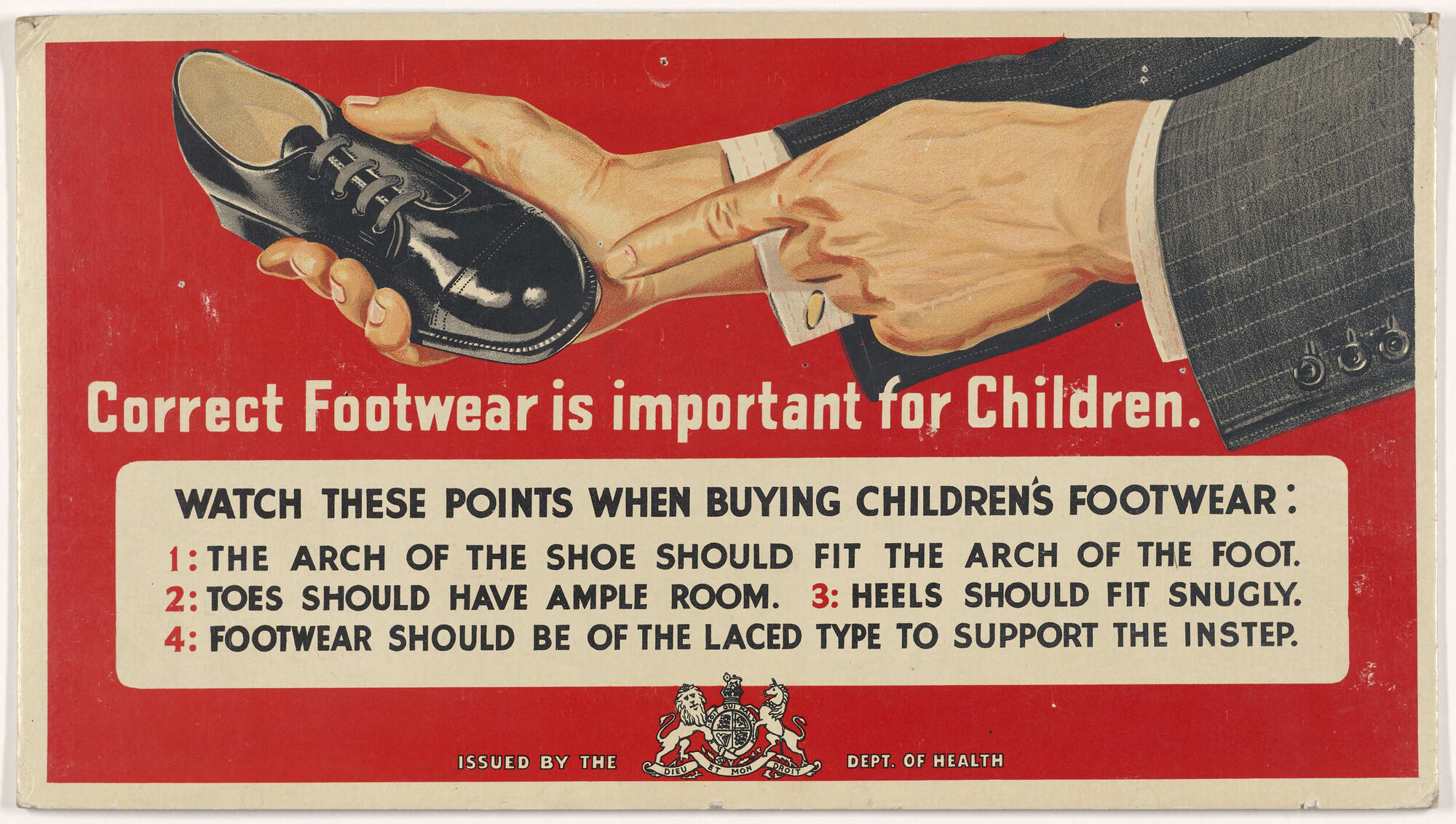 "Correct Footwear is important for Children."
