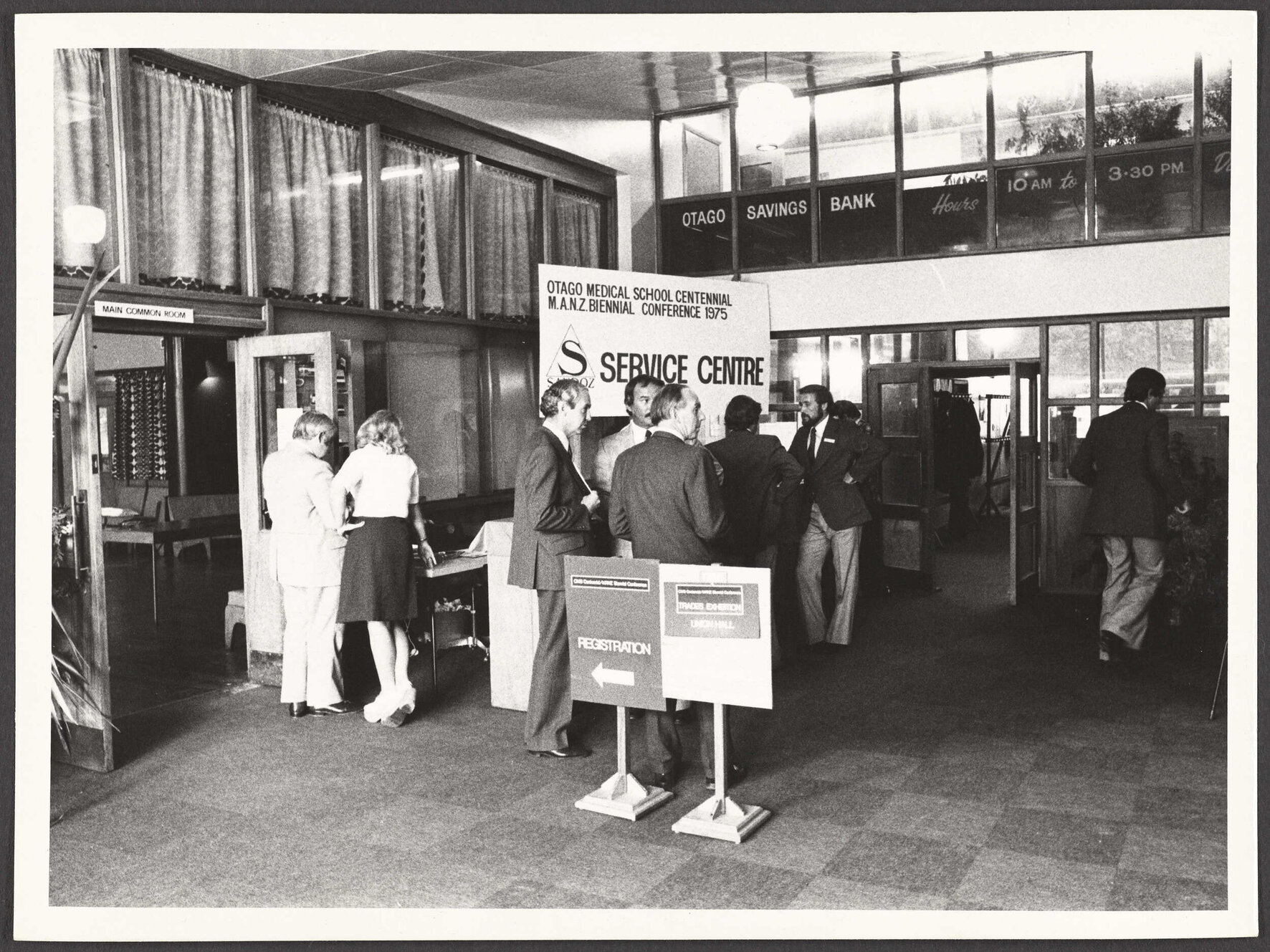 Service Centre in Union Building for Otago Medical School Centennial and MANZ Biennial Conference