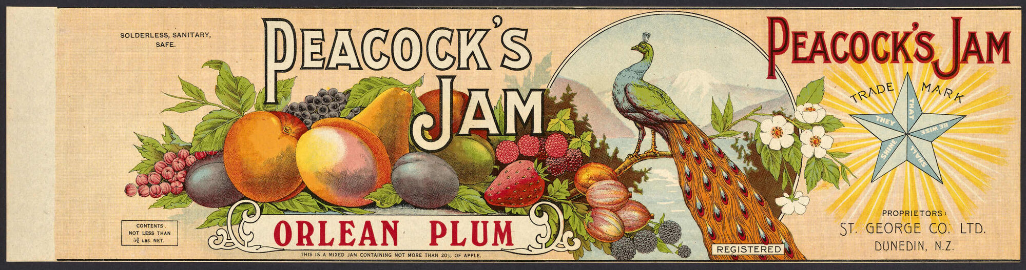 "Peacock's Jam Orlean Plum"