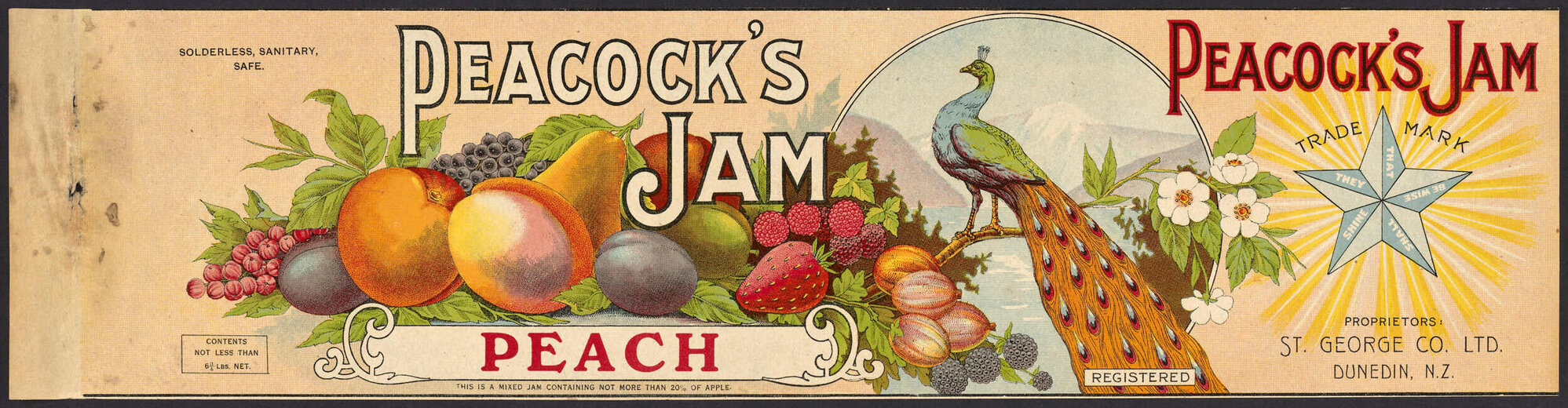 "Peacock's Jam Peach"