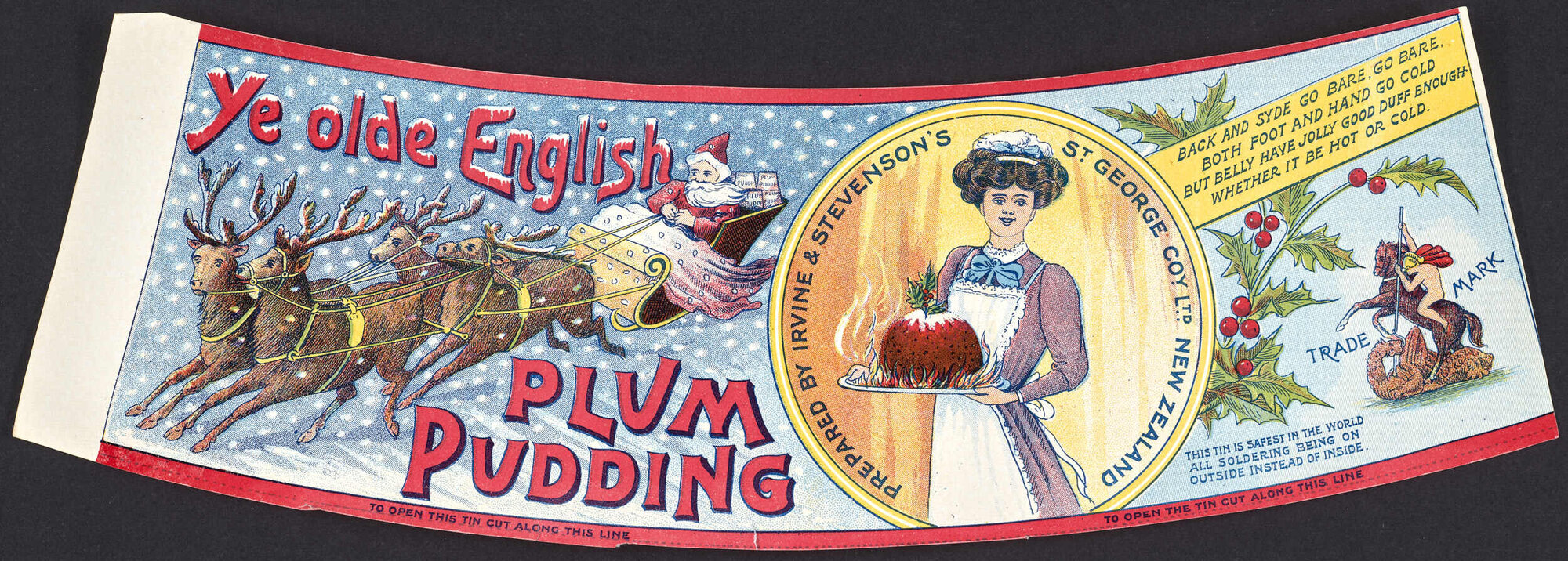 "Ye olde English Plum Pudding"