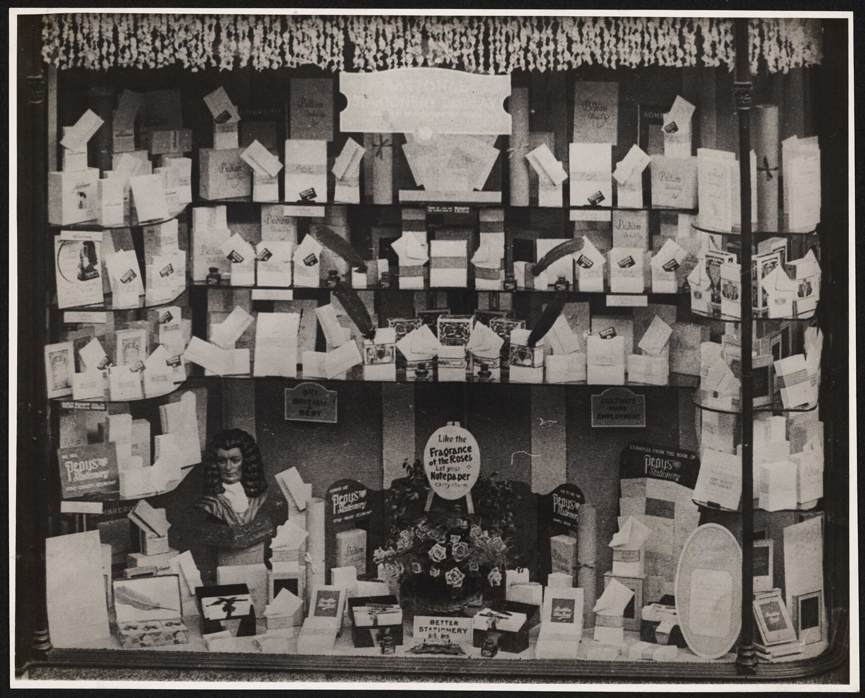 Window display, National Stationery Display, London