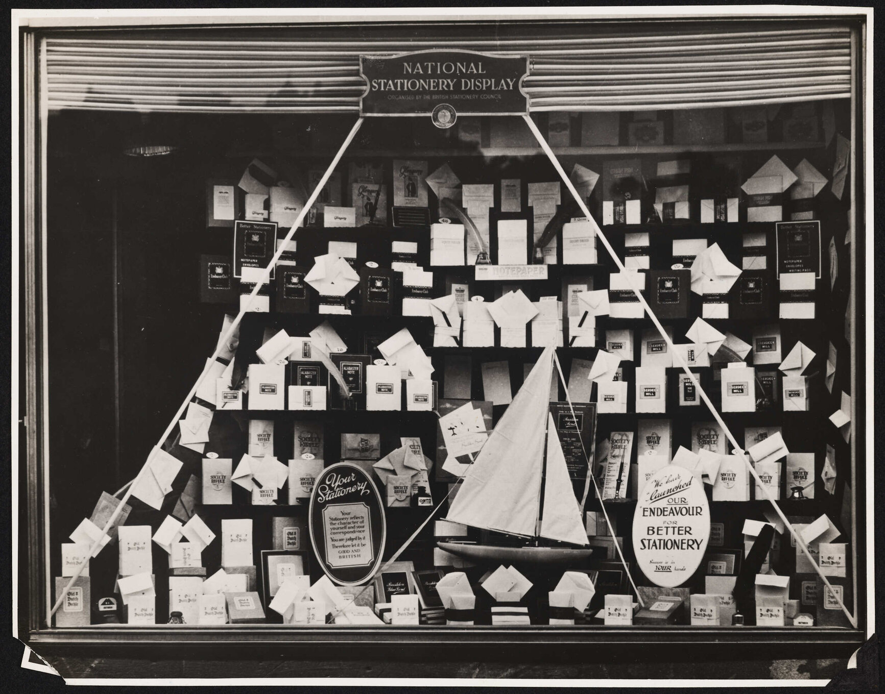Window display, National Stationery Display, London
