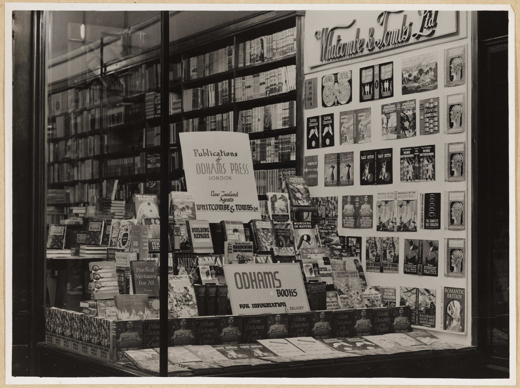 Odhams Press window display