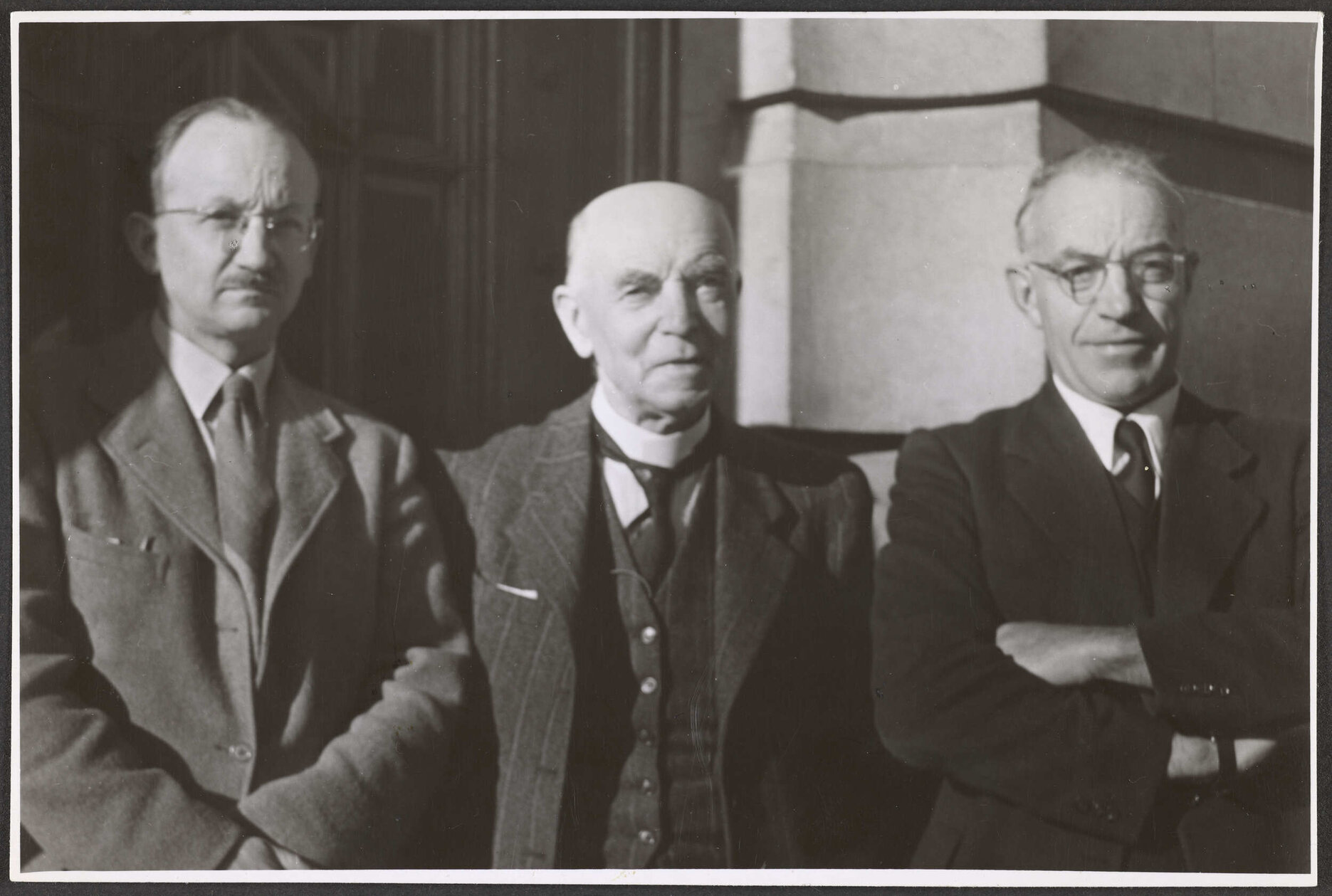 Three professors of Physiology: A.K. McIntyre, J. Malcolm, J. C. Eccles