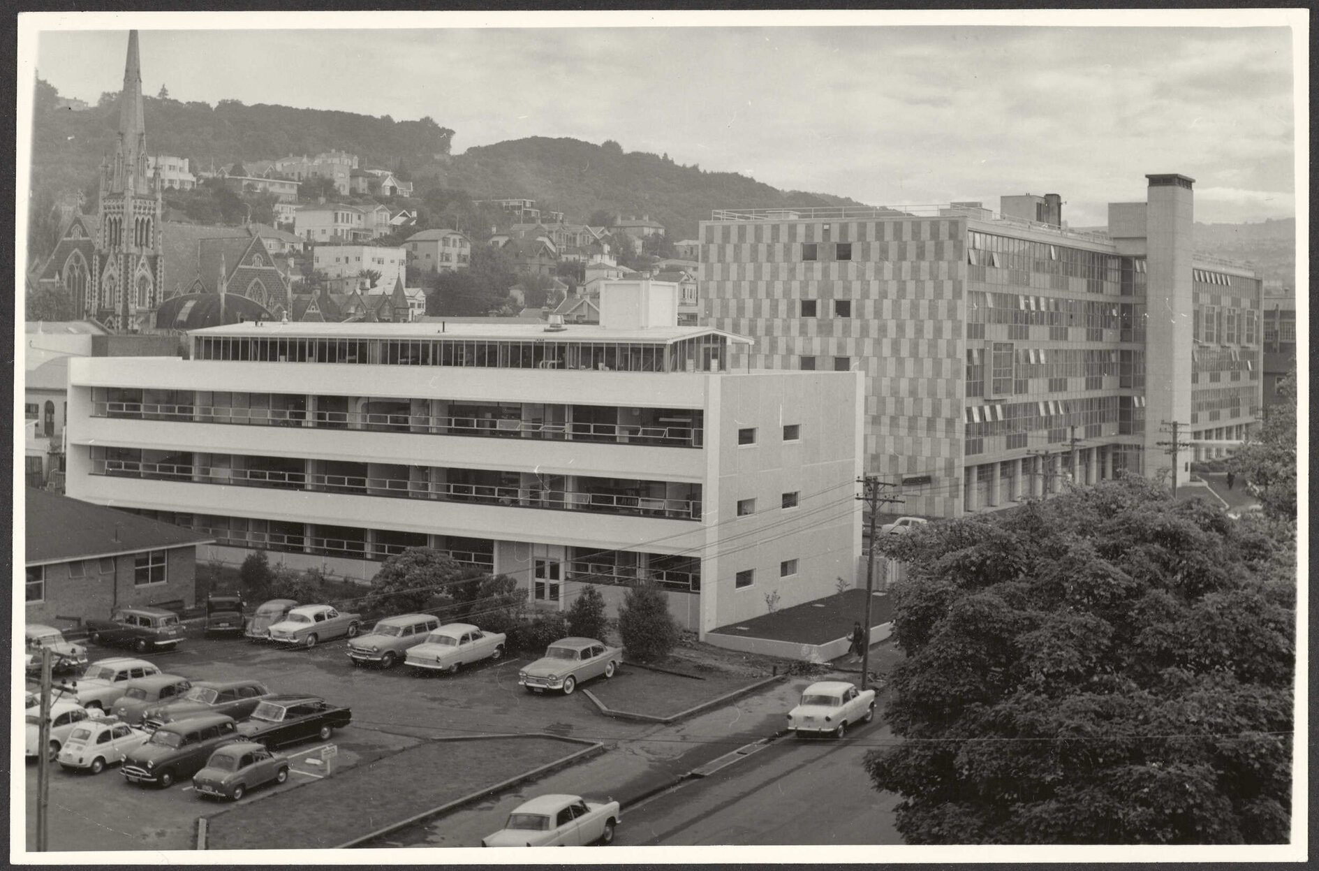 Wellcome Institute building and new Dental School building