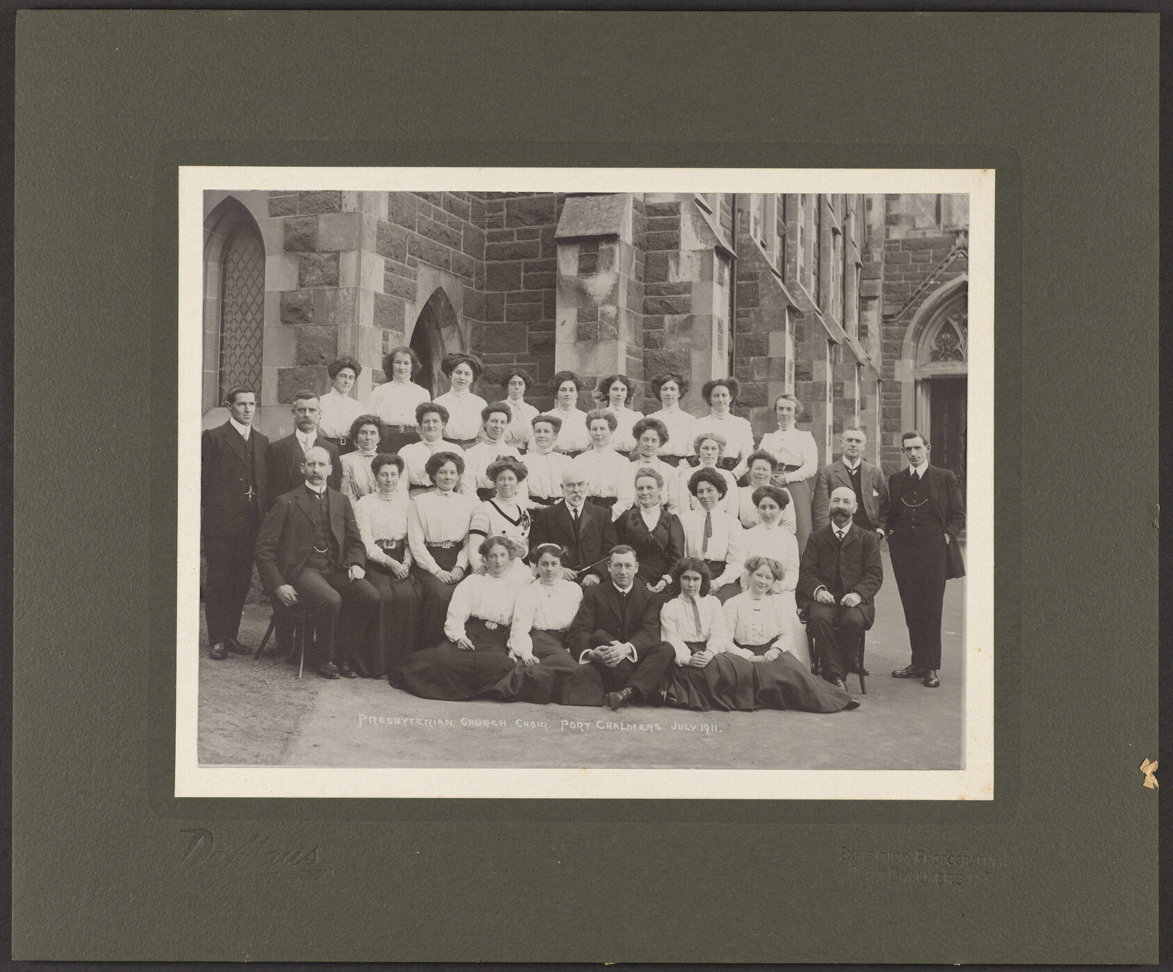 Presbyterian Church choir, Port Chalmers