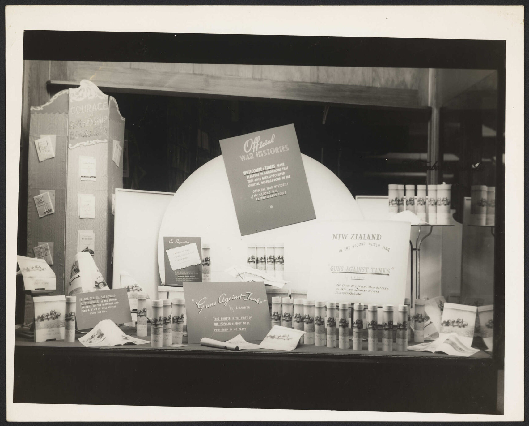 'Official War Histories' window display