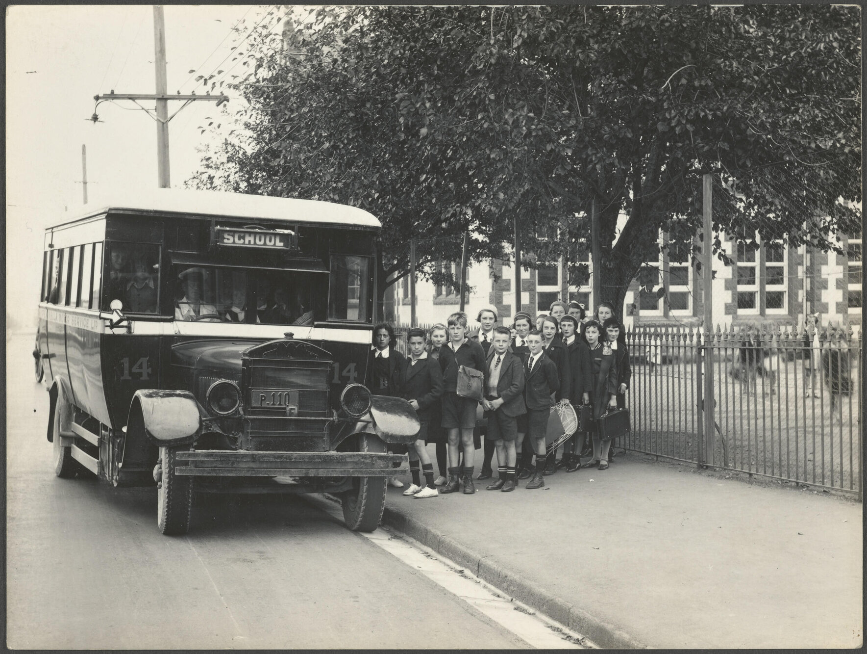 School bus at George Street School