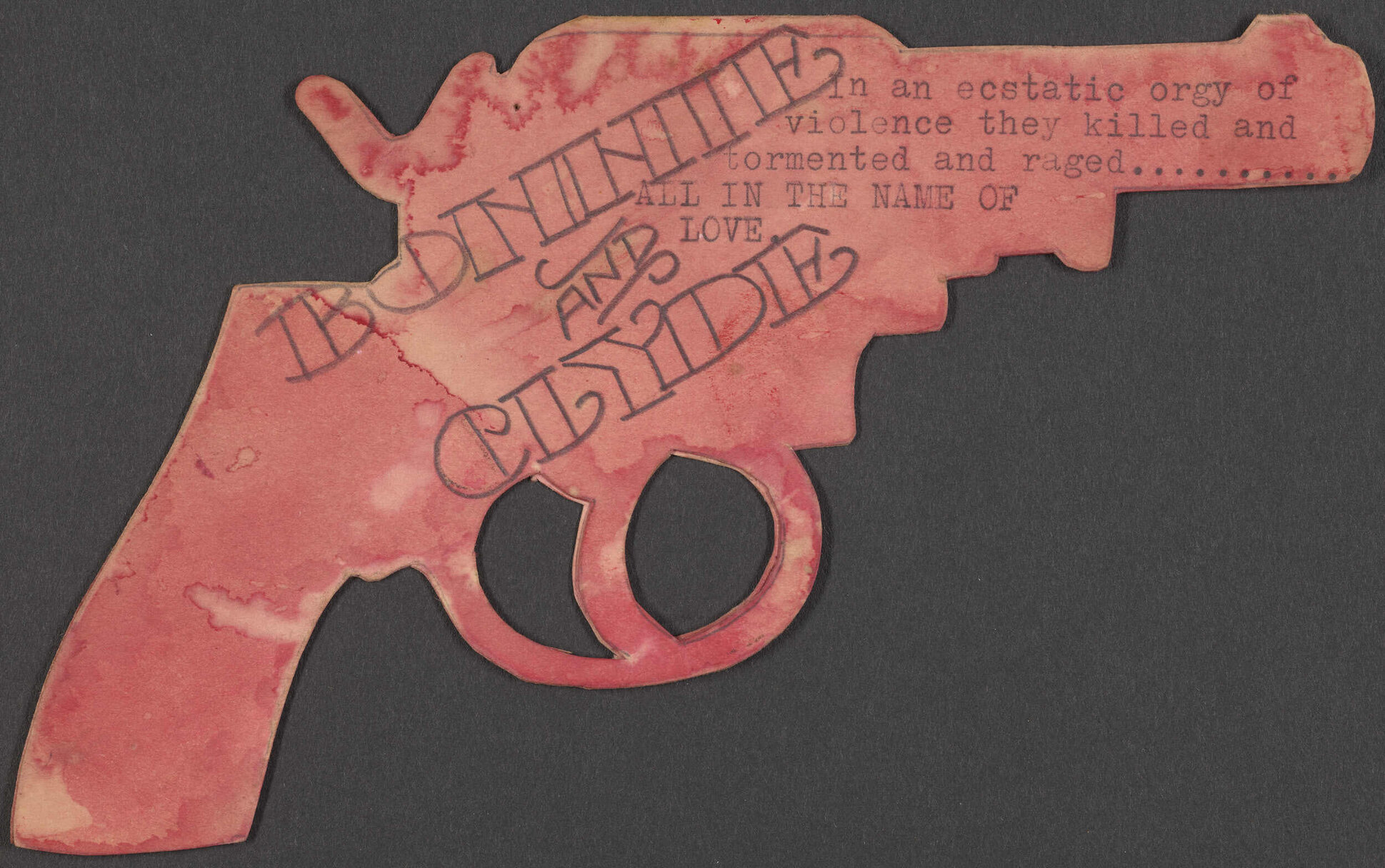 "Bonnie And Clyde" Party Invitation