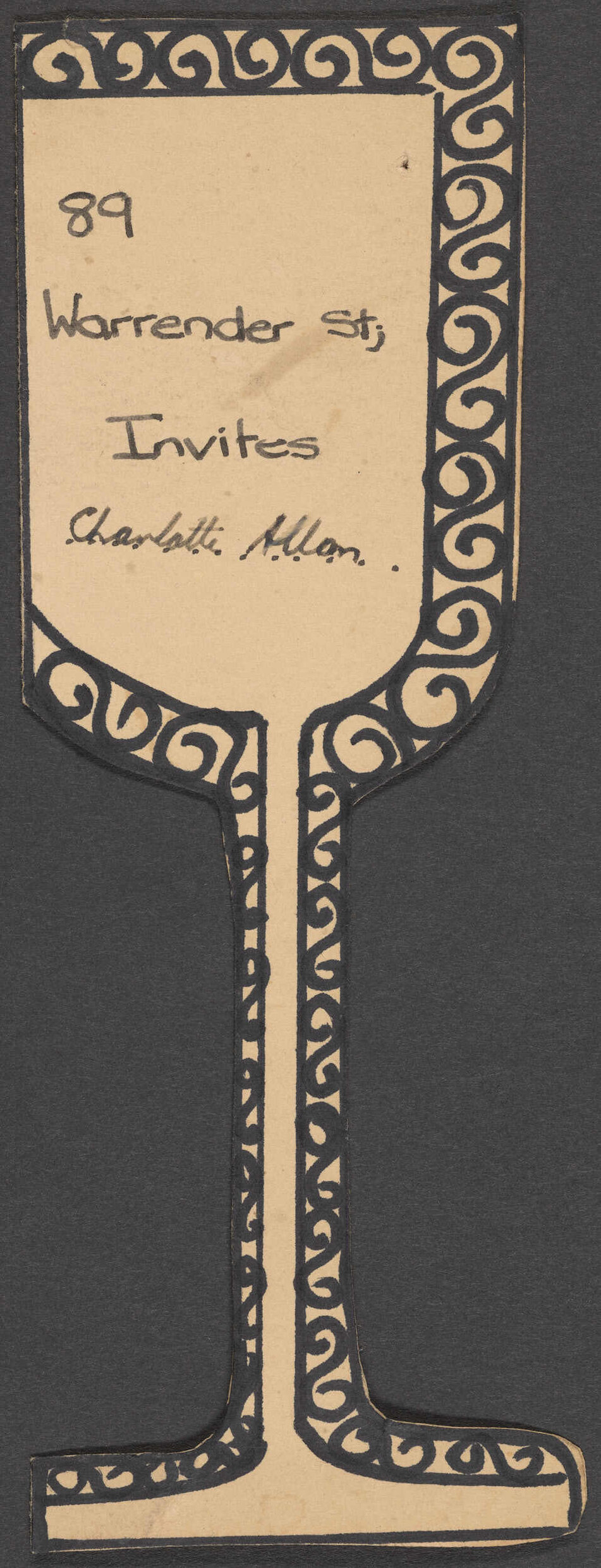 "Mould Wine and Cheese Party" Invitation