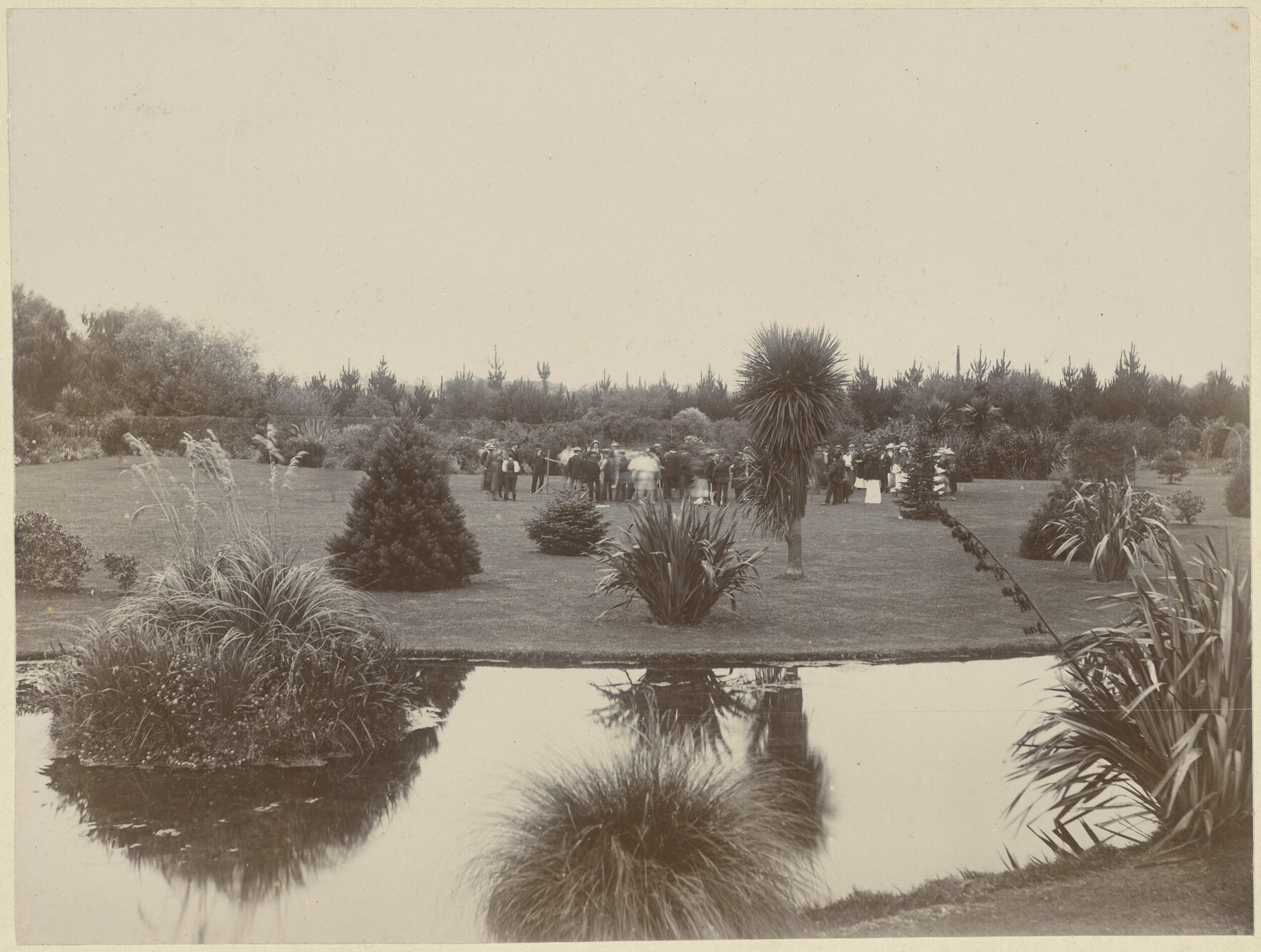 Unidentified event in a large garden