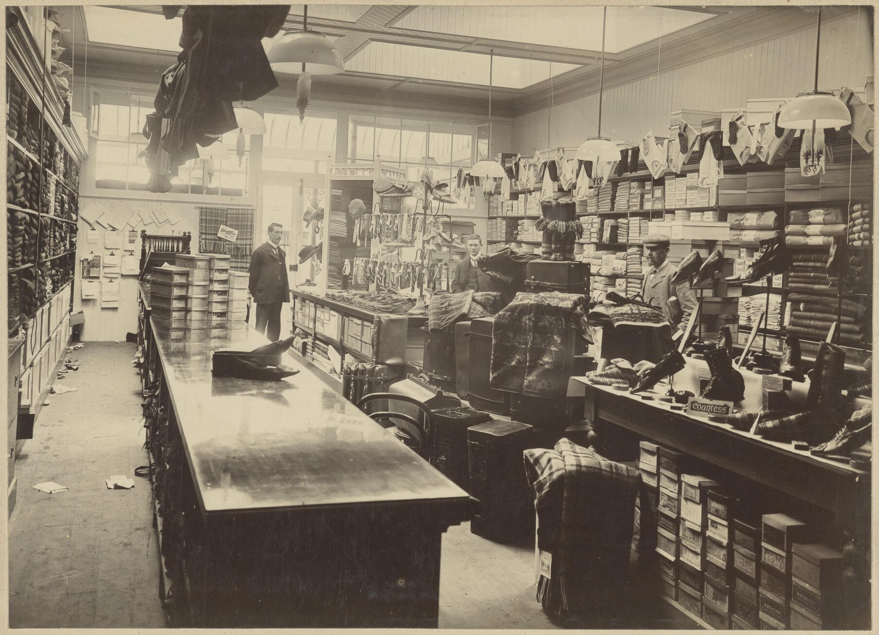 Hallenstein Brothers store interior , Hāwera 