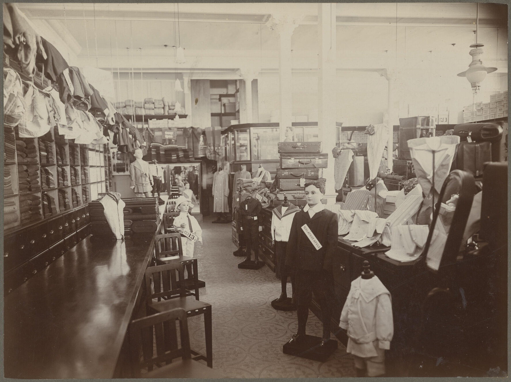 Interior of Hallenstein Brothers premises