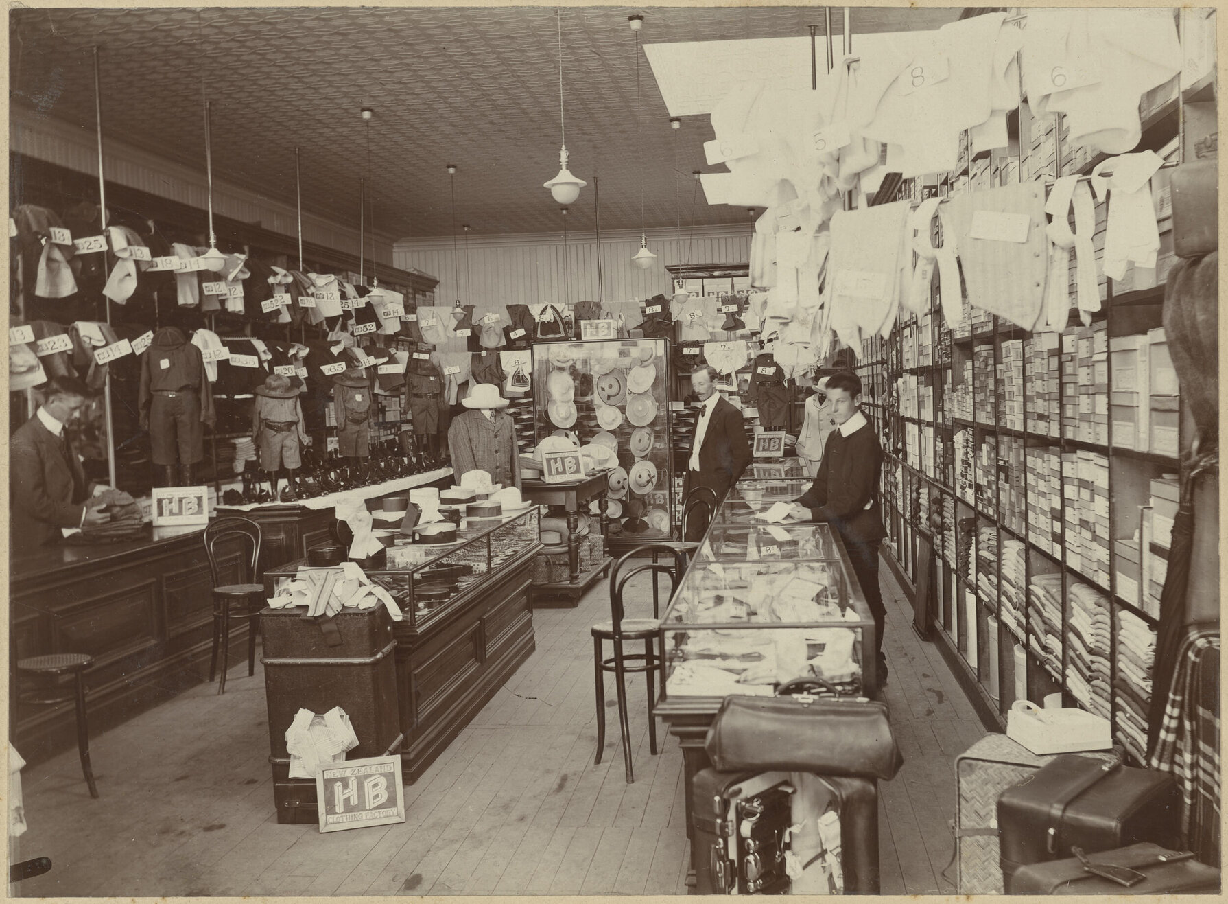 Hallenstein Brothers store interior  Gore
