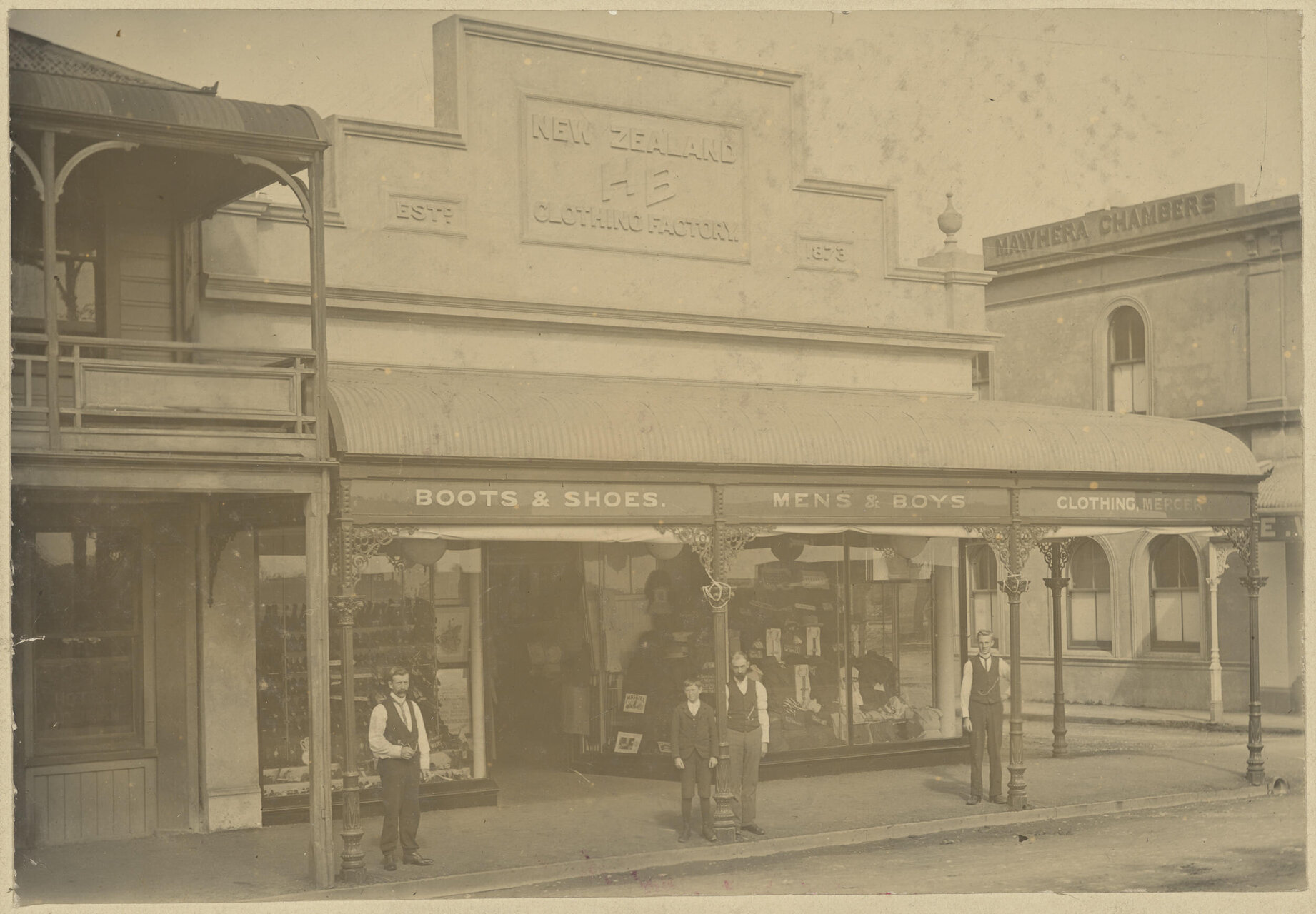 Hallenstein Brothers branch premises, Greymouth