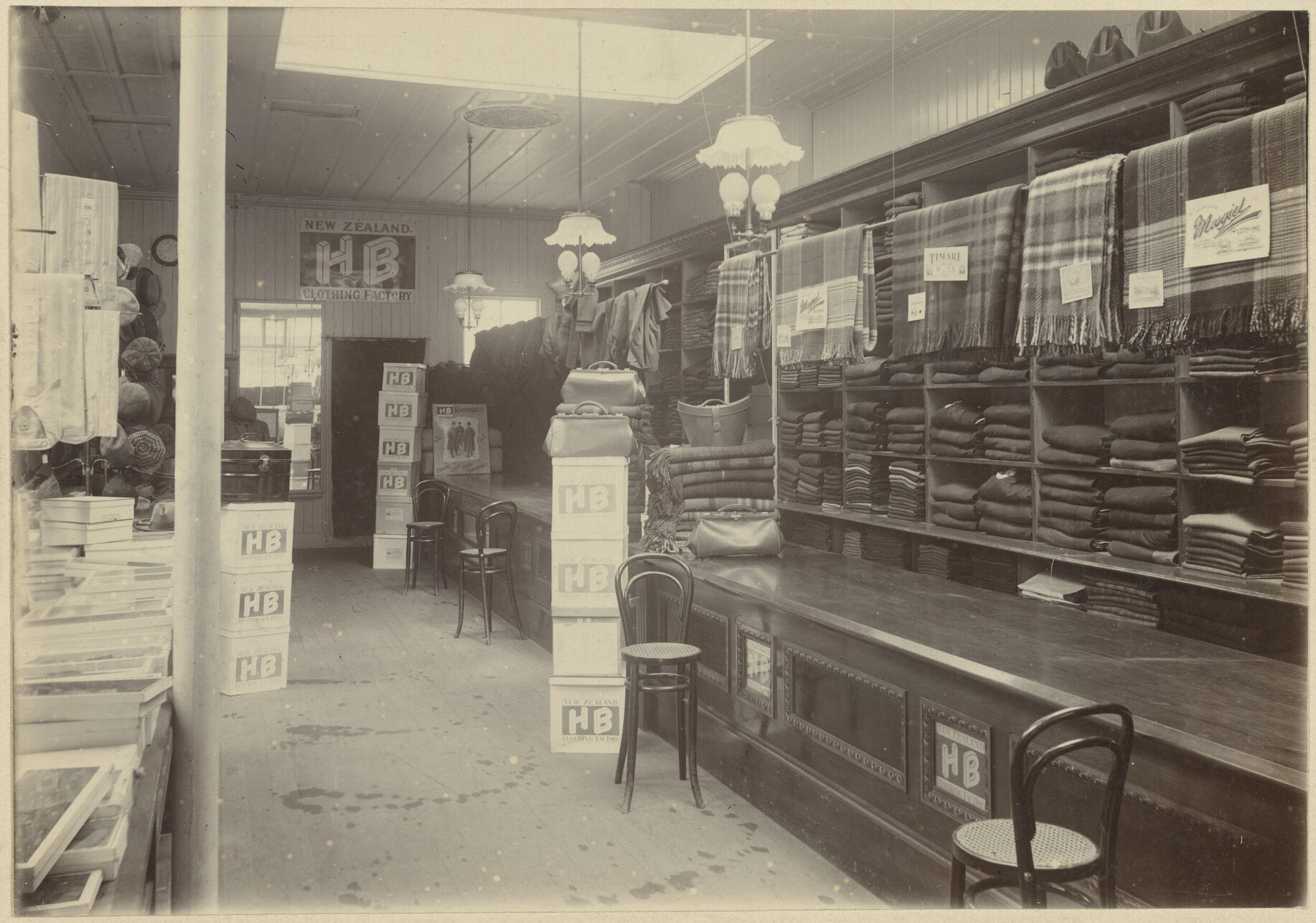 Interior of Hallenstein Brothers premises