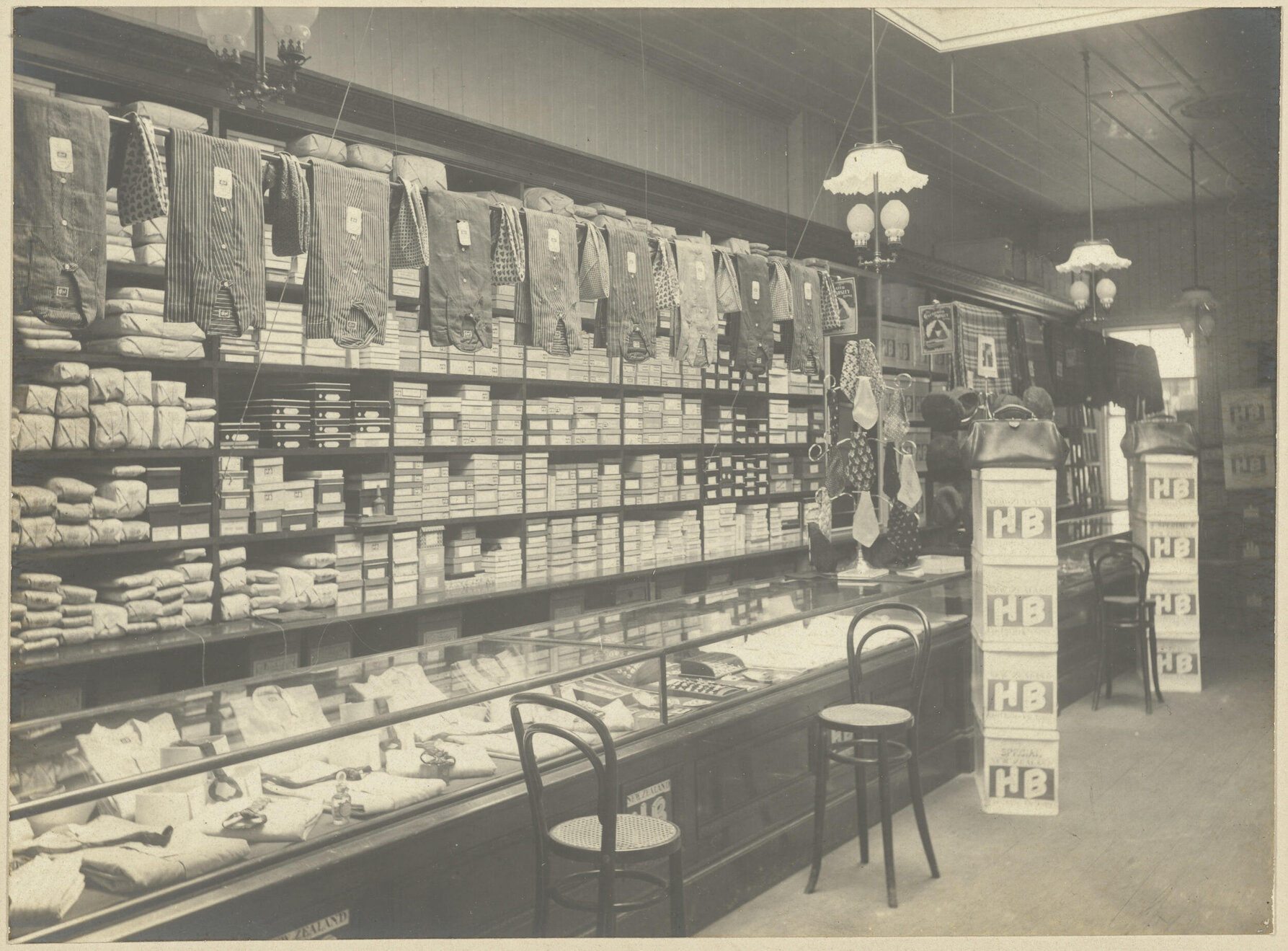 Interior of Hallenstein Brothers premises