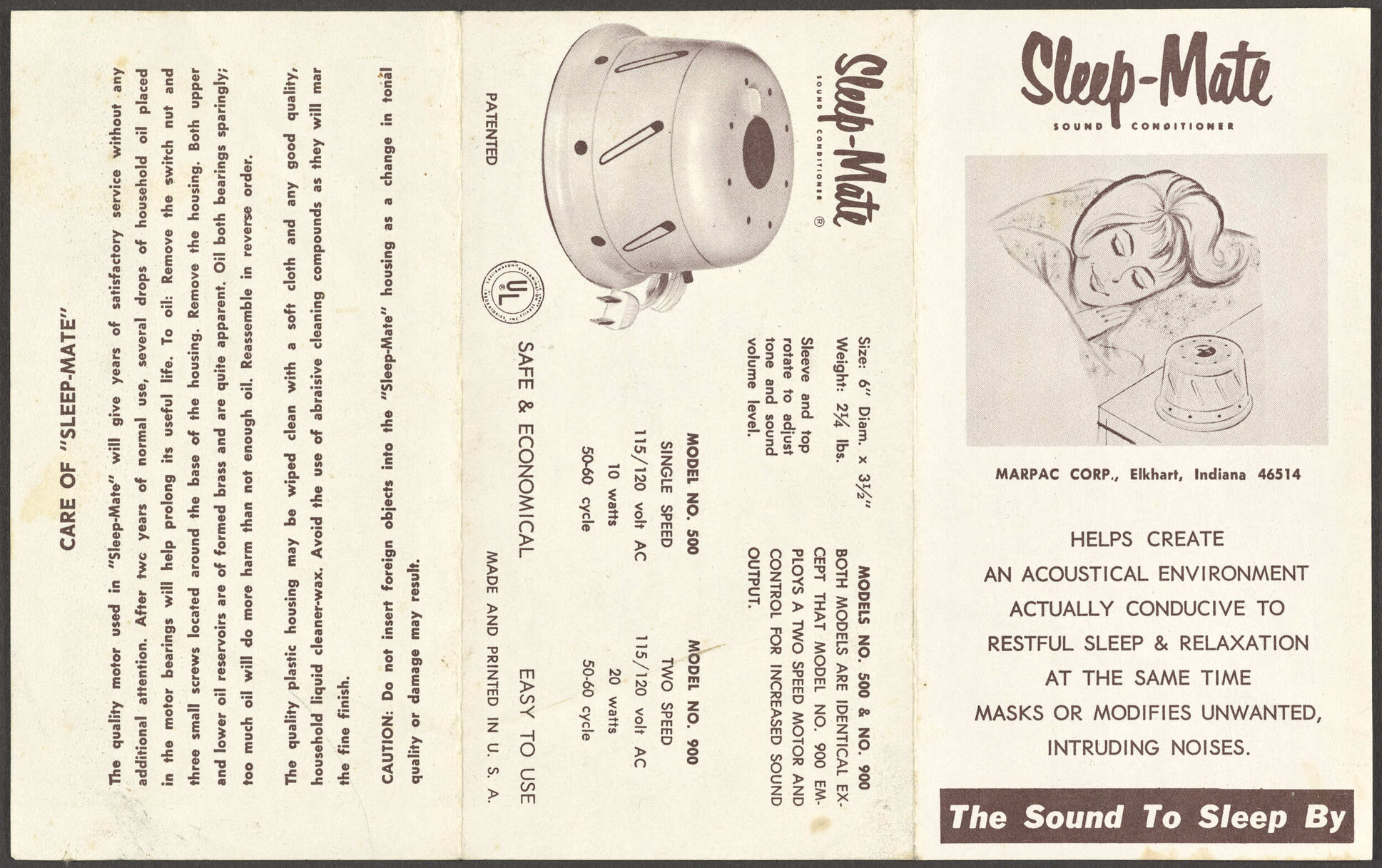 Sleep-Mate sound conditioner