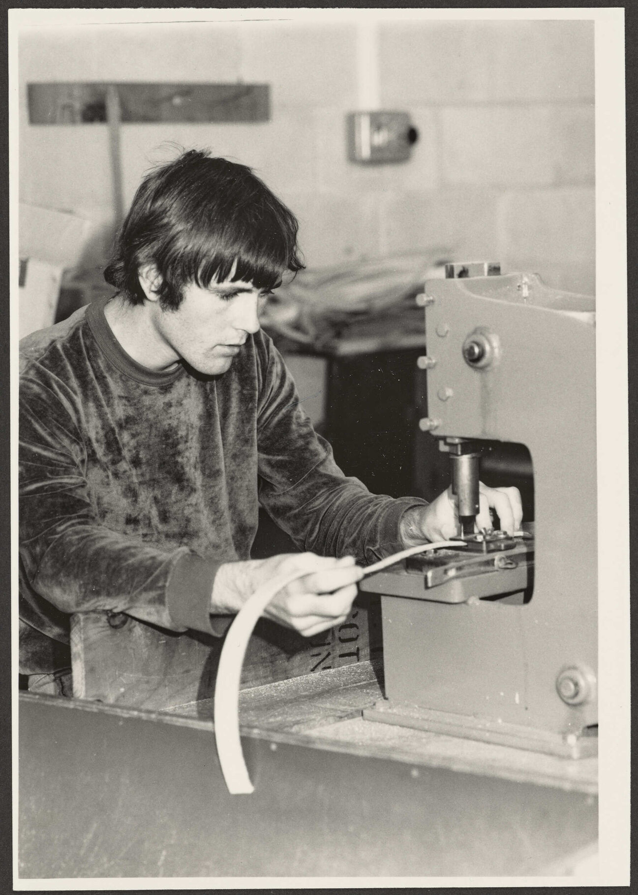 Worker in Rehabilitation League workshop