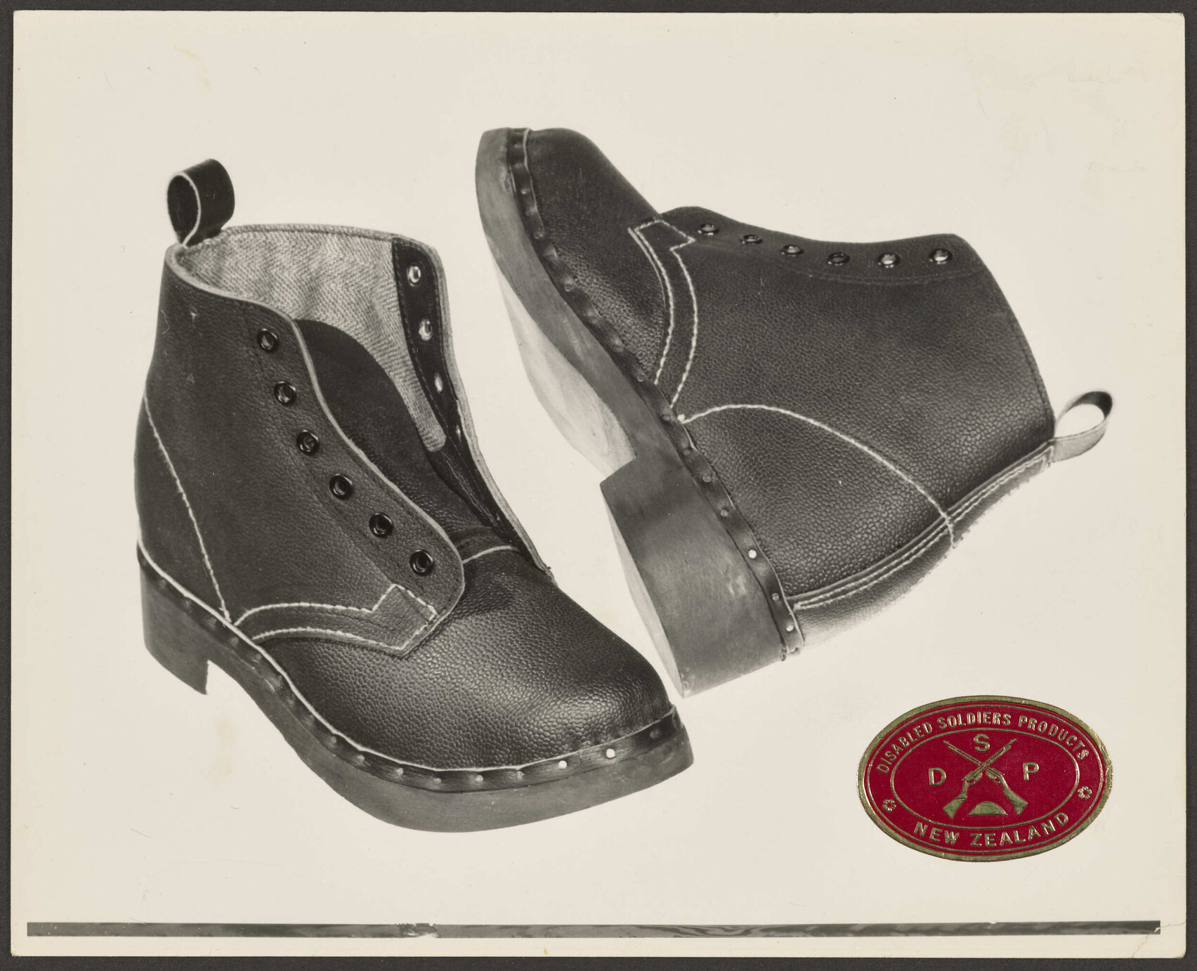 Boots and Disabled Soldiers Products label