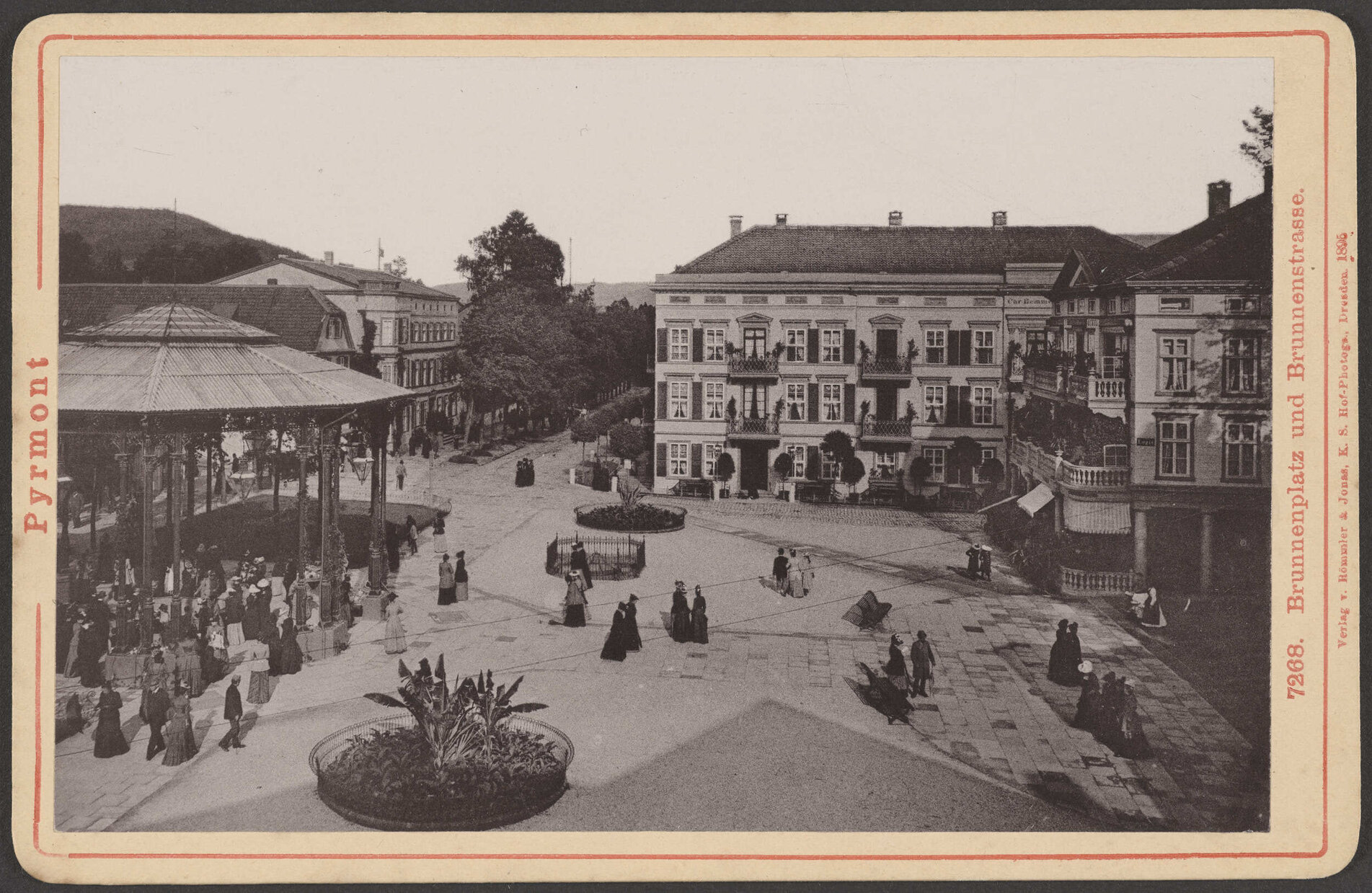 Pyrmont - Brunnenplatz und Brunnenstrasse