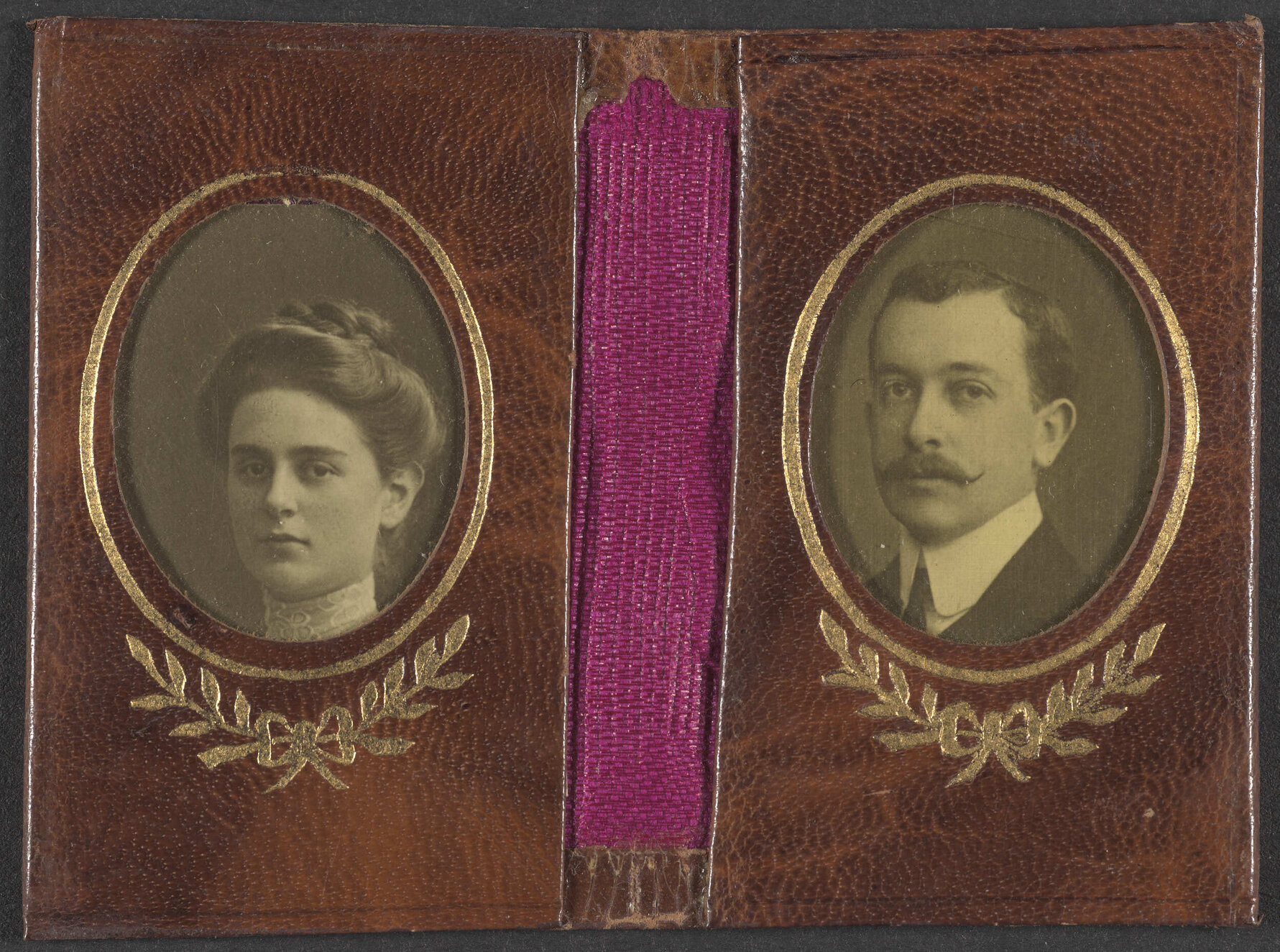 Two miniatures of unidentified people
