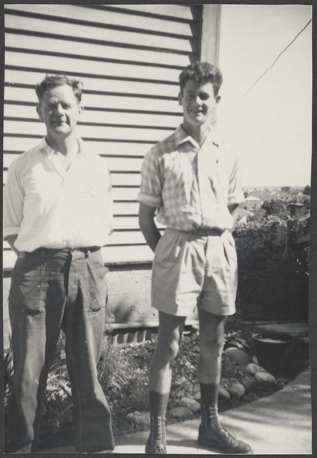 'Toss and Paul. Greymouth. Feb. Mar. 1961'