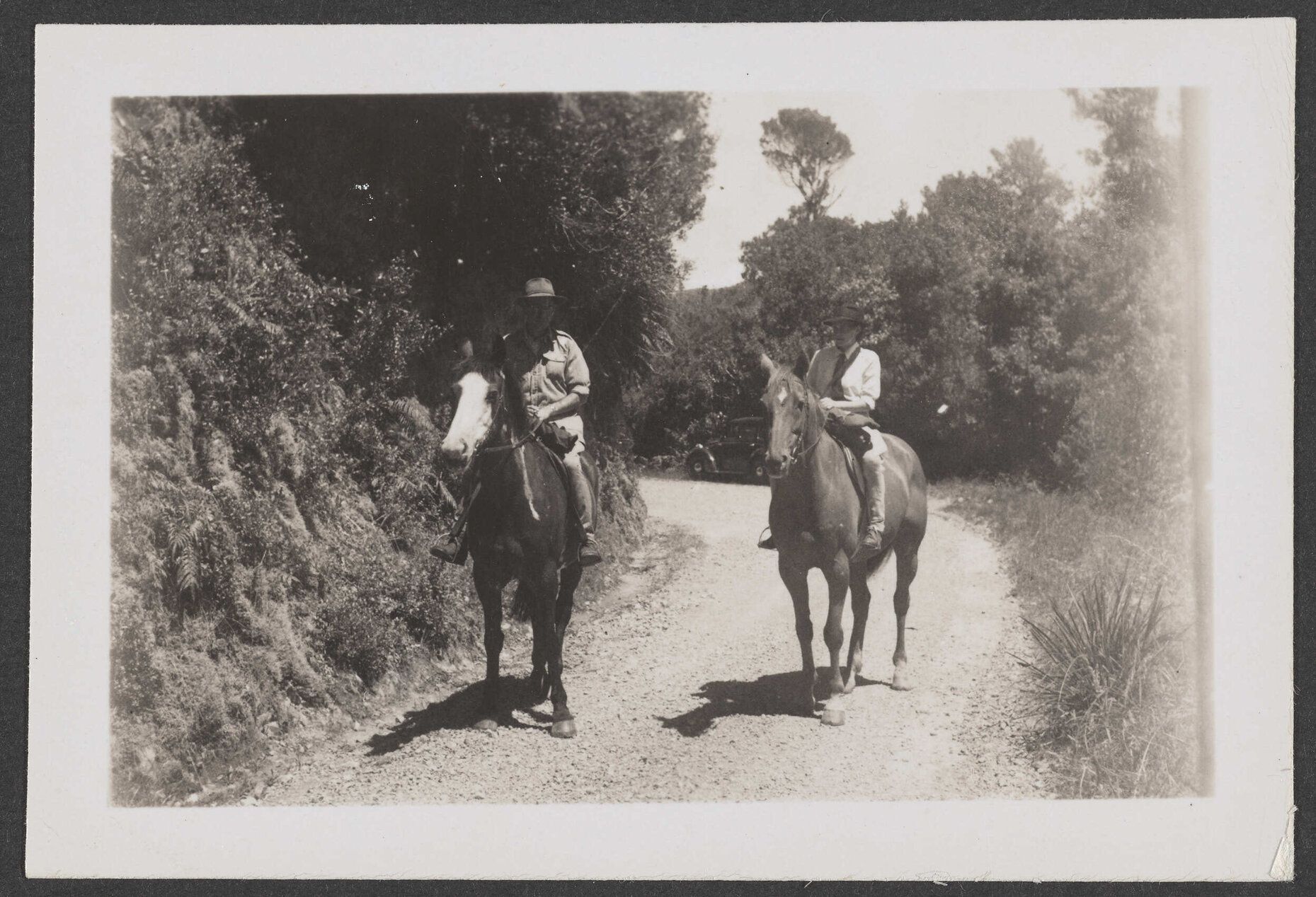 Akatarawa Road - Summer 1948 (Maria and Ming)