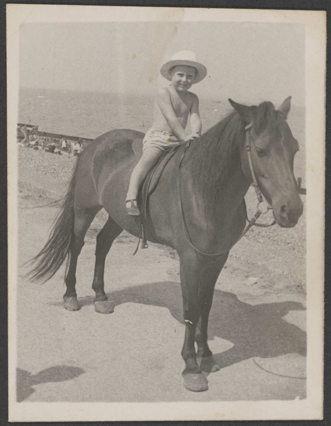 Unidentified child on horse
