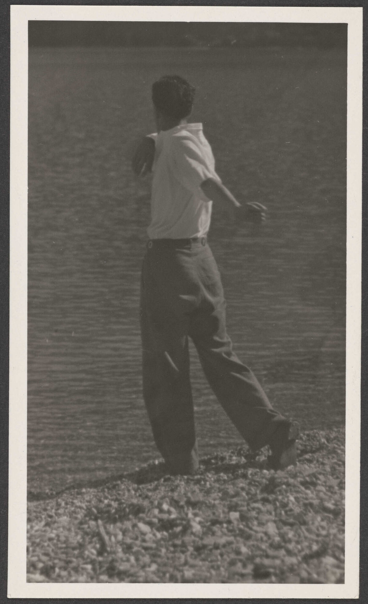 [Charles Brasch] skipping rocks