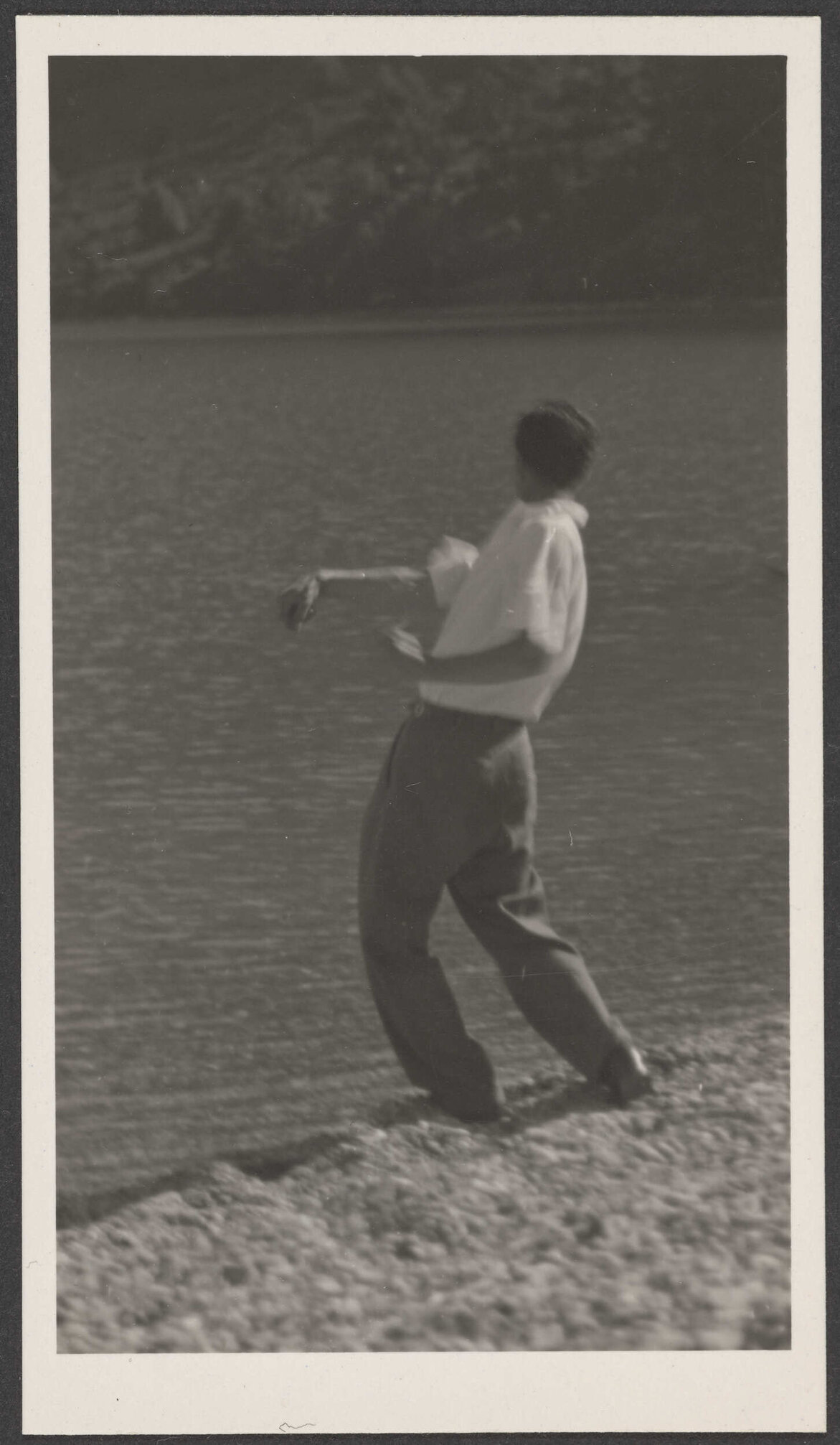 [Charles Brasch] skipping rocks