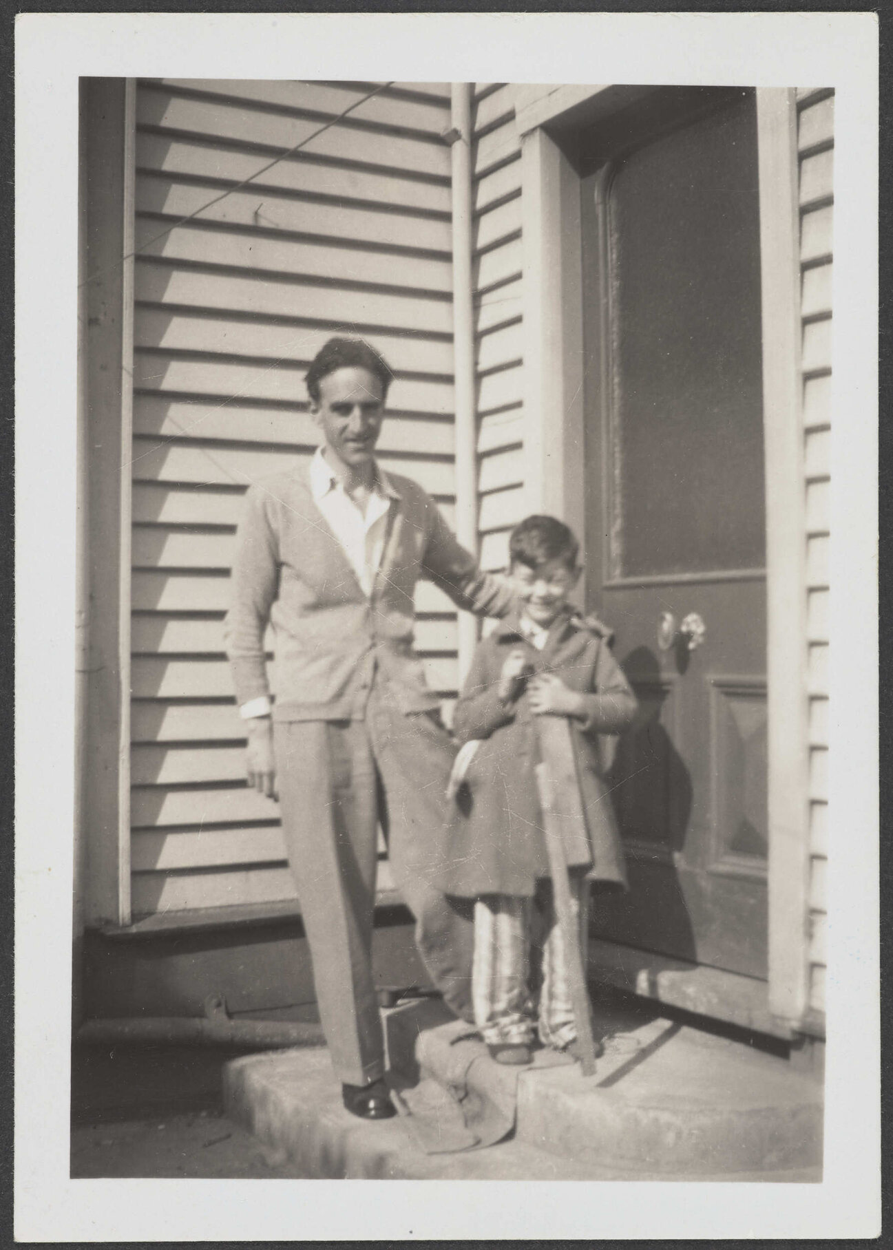 Charles Brasch with Philip Woollaston
