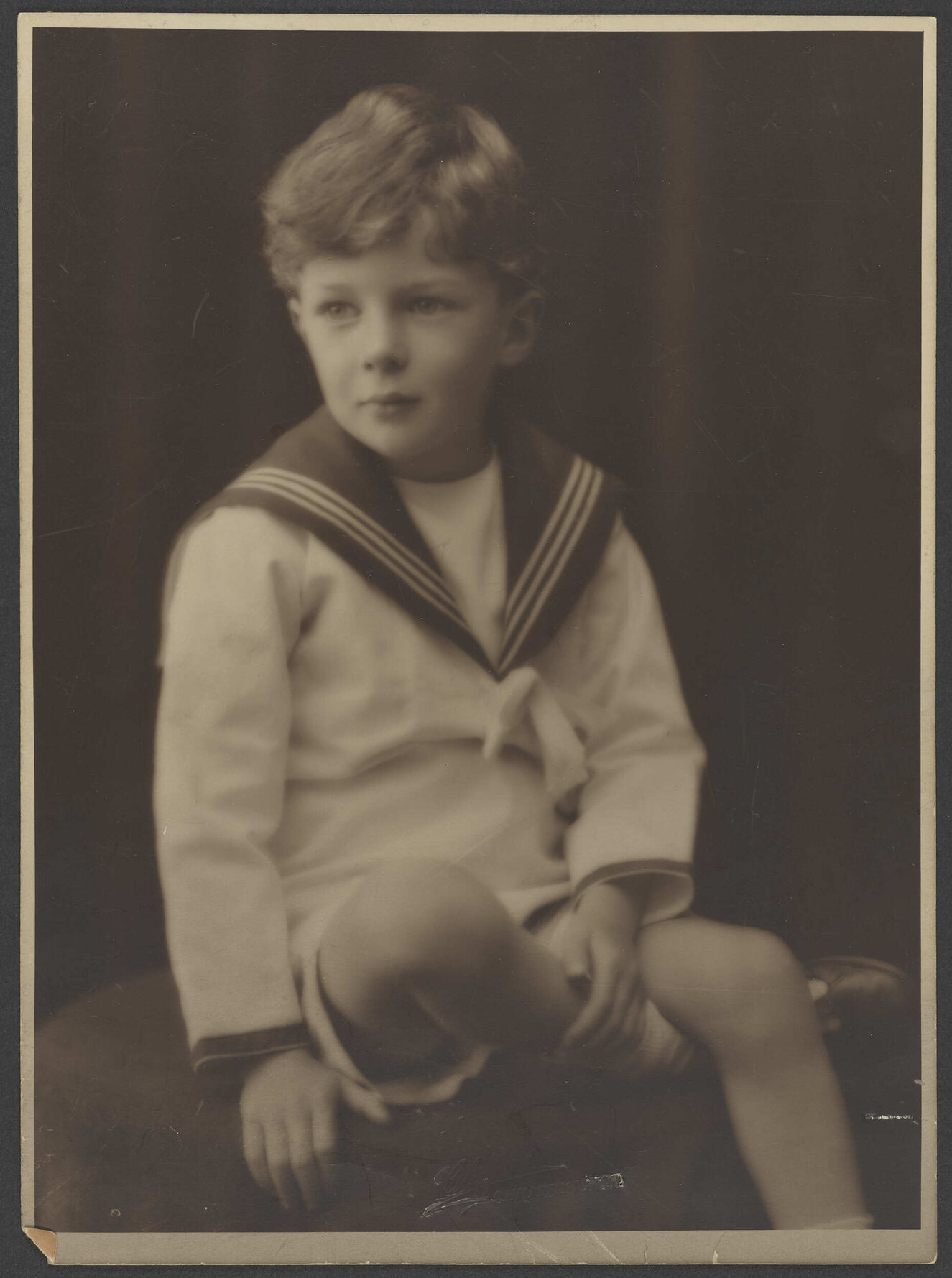 Child in sailor outfit