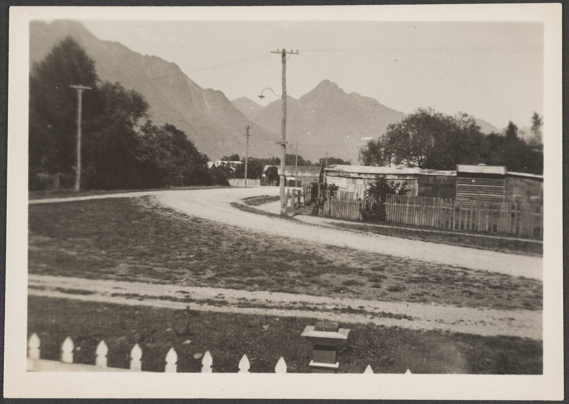 Road with hills in the background