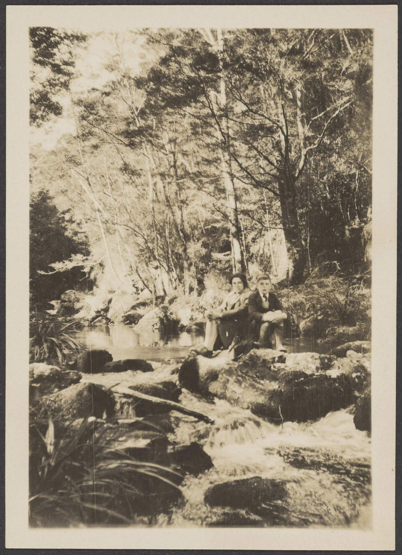 'Peter and Lesley Outram Glen October 1931'