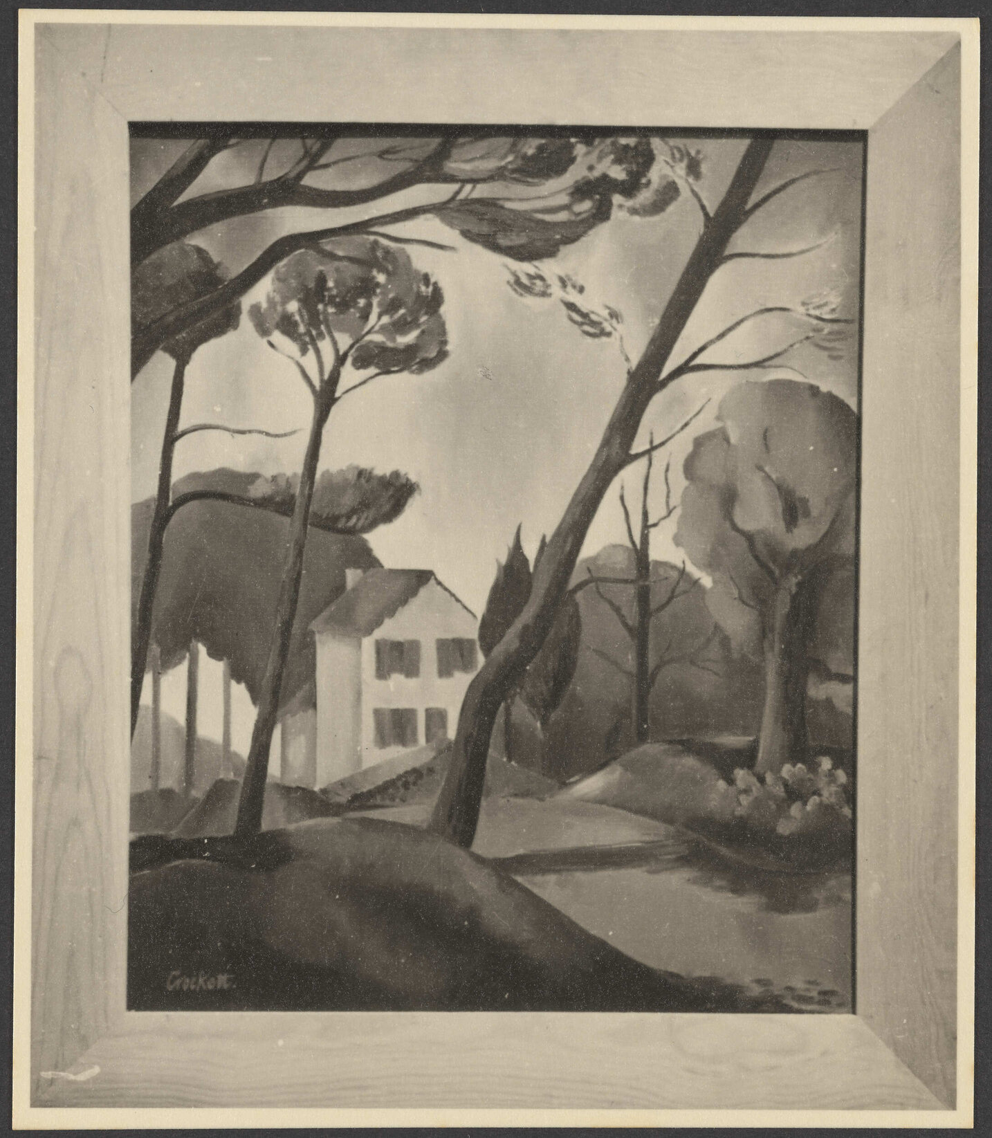 Unidentified landscape by John Crockett