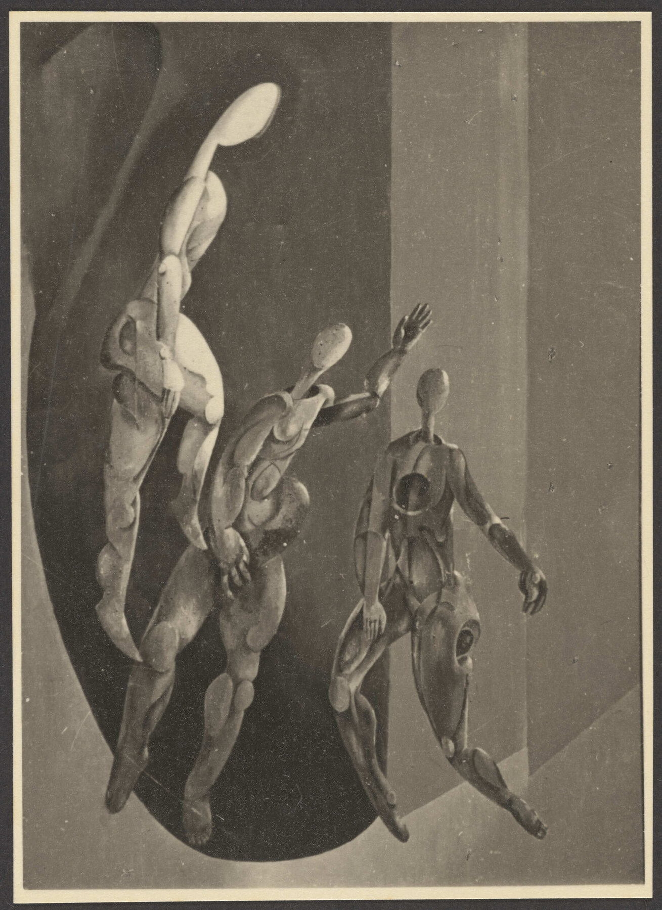 Three figures by John Crockett