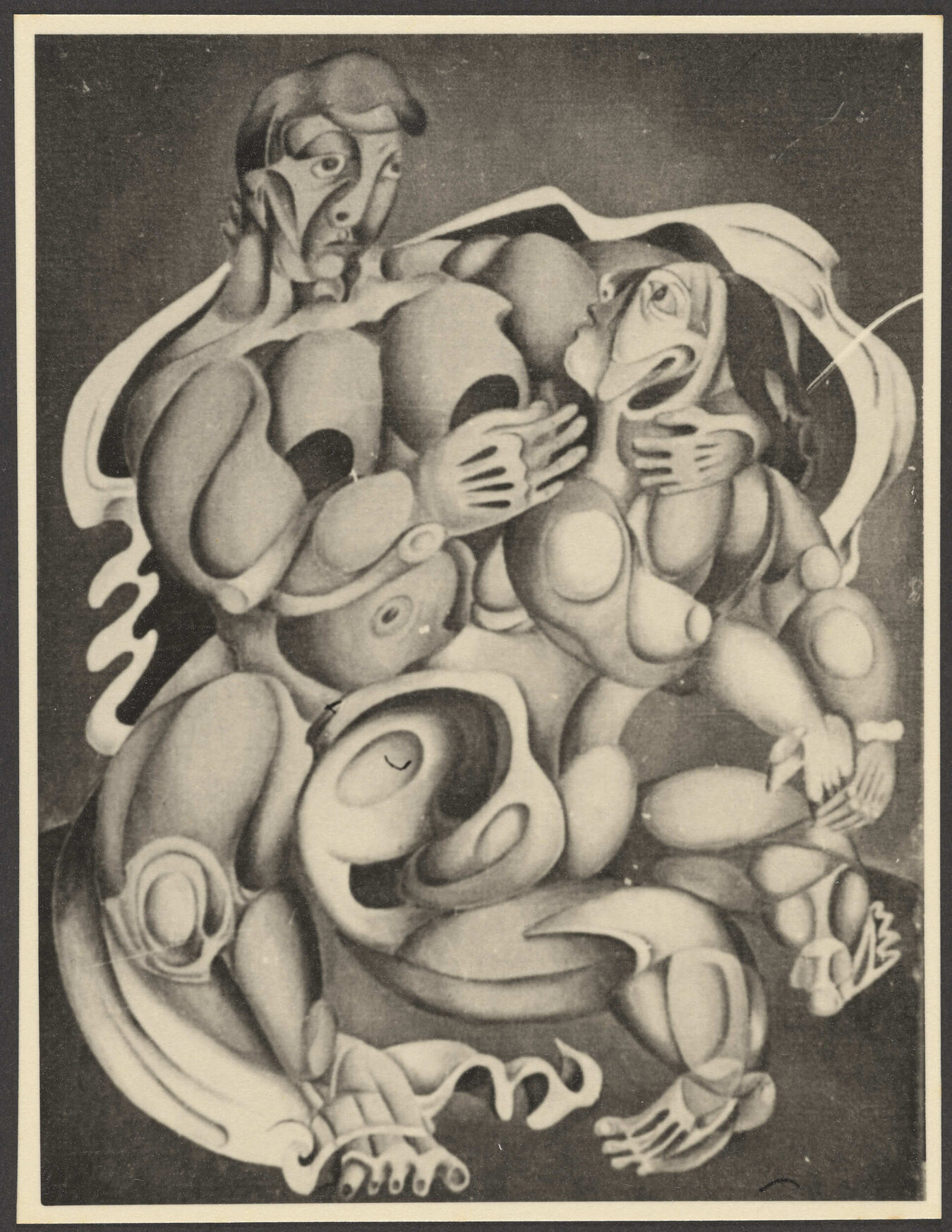 Two figures by John Crockett