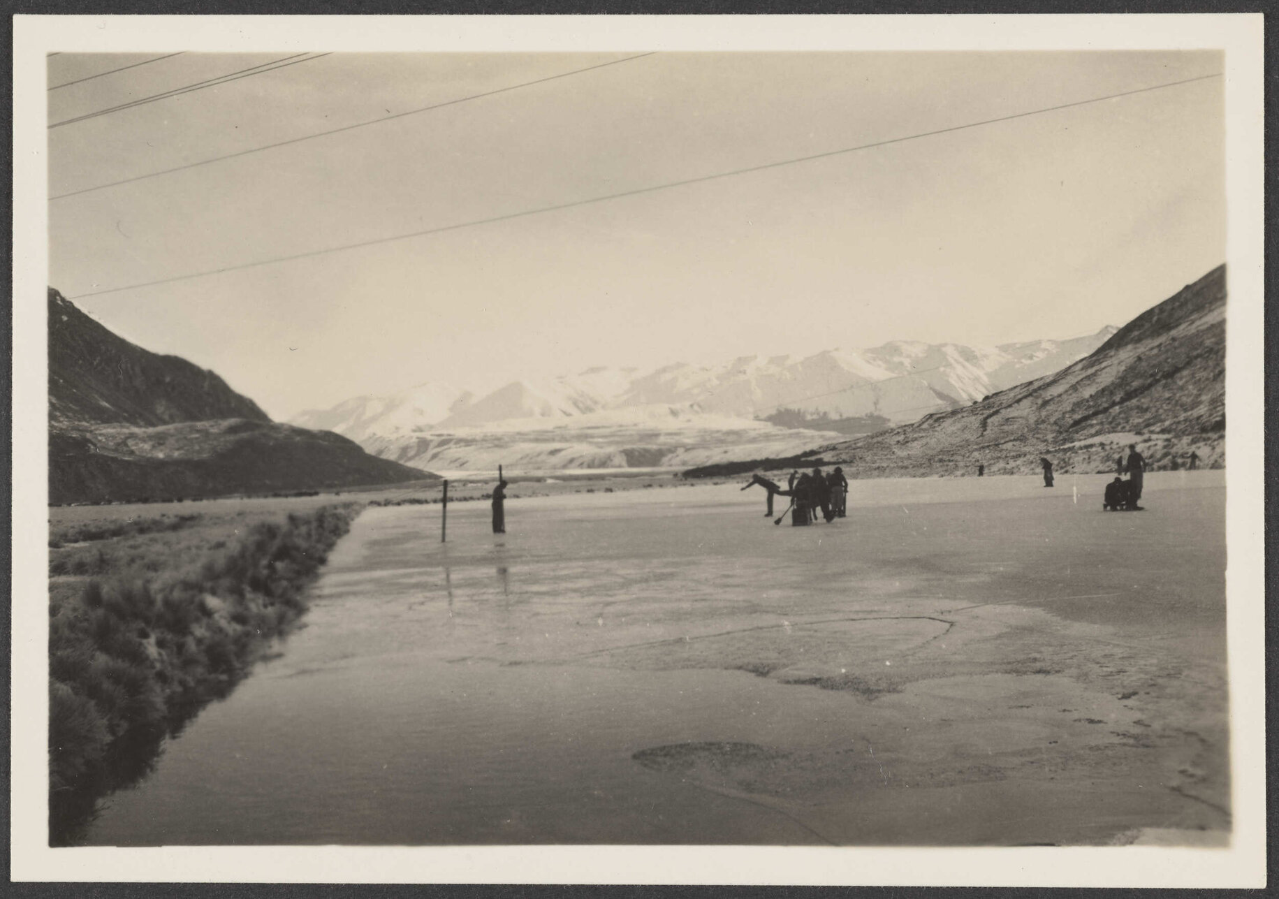 Towards Mesopotamia, ice rink, Mt. Harper, Upper Rangitata
