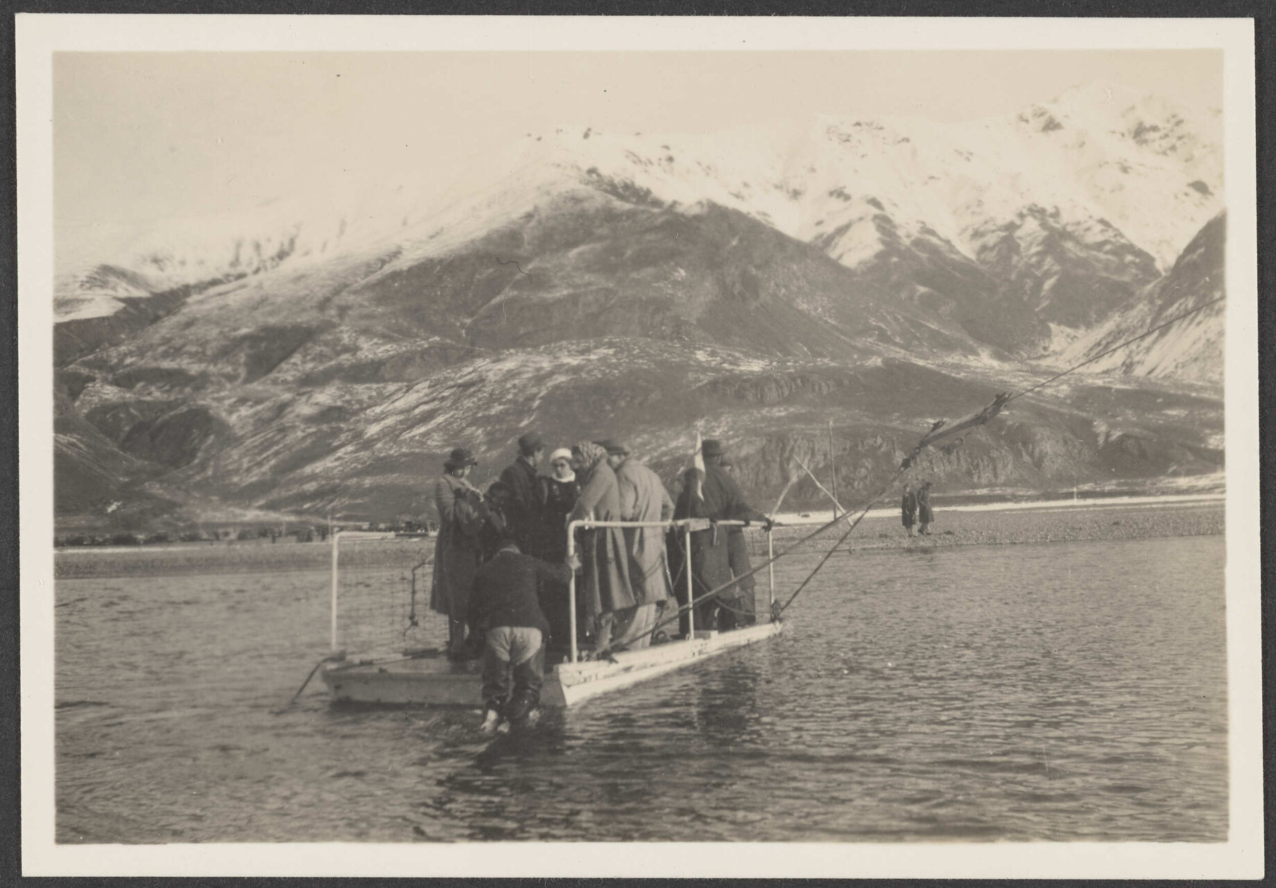 Mt Harper, the small punt, Upper Rangitata