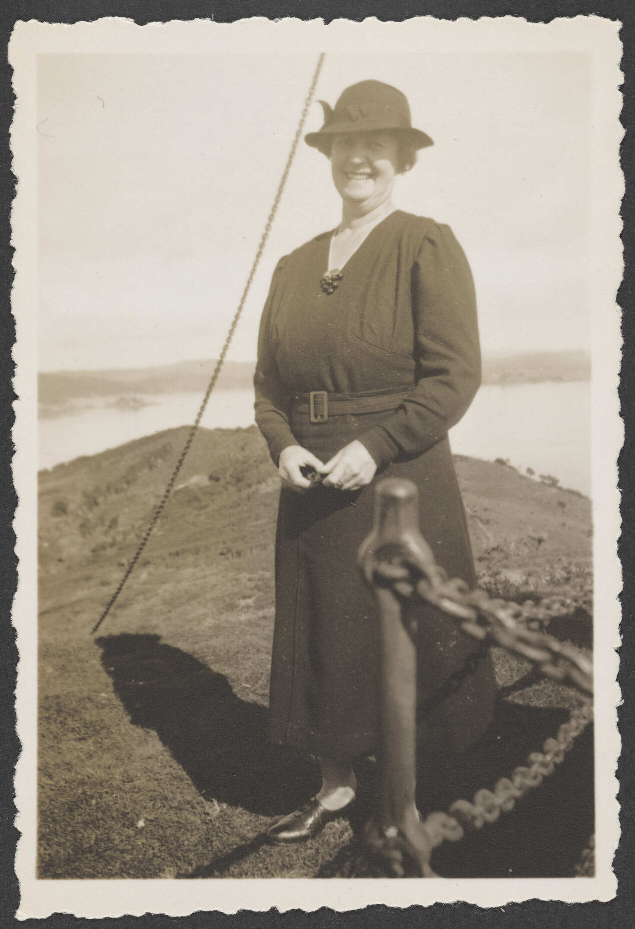 Woman on a hilltop