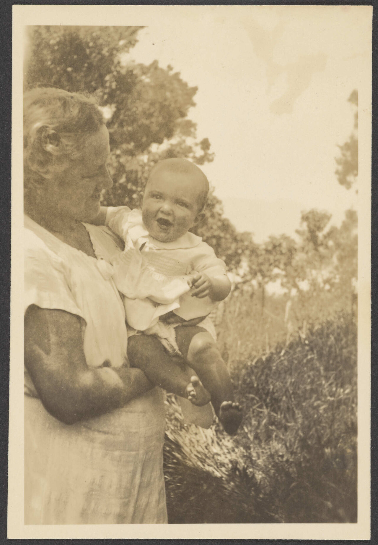 Woman with a baby