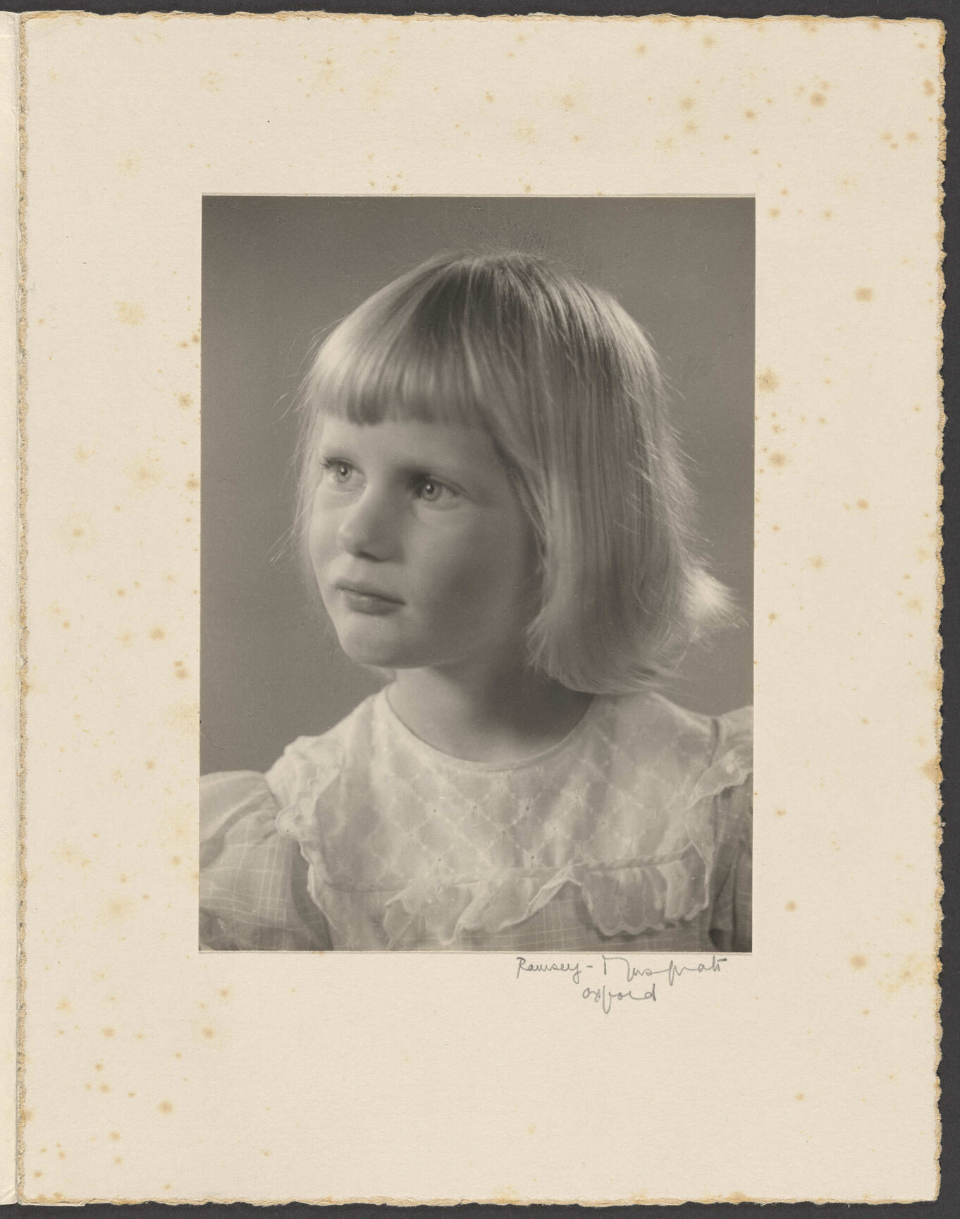 Unidentified young girl