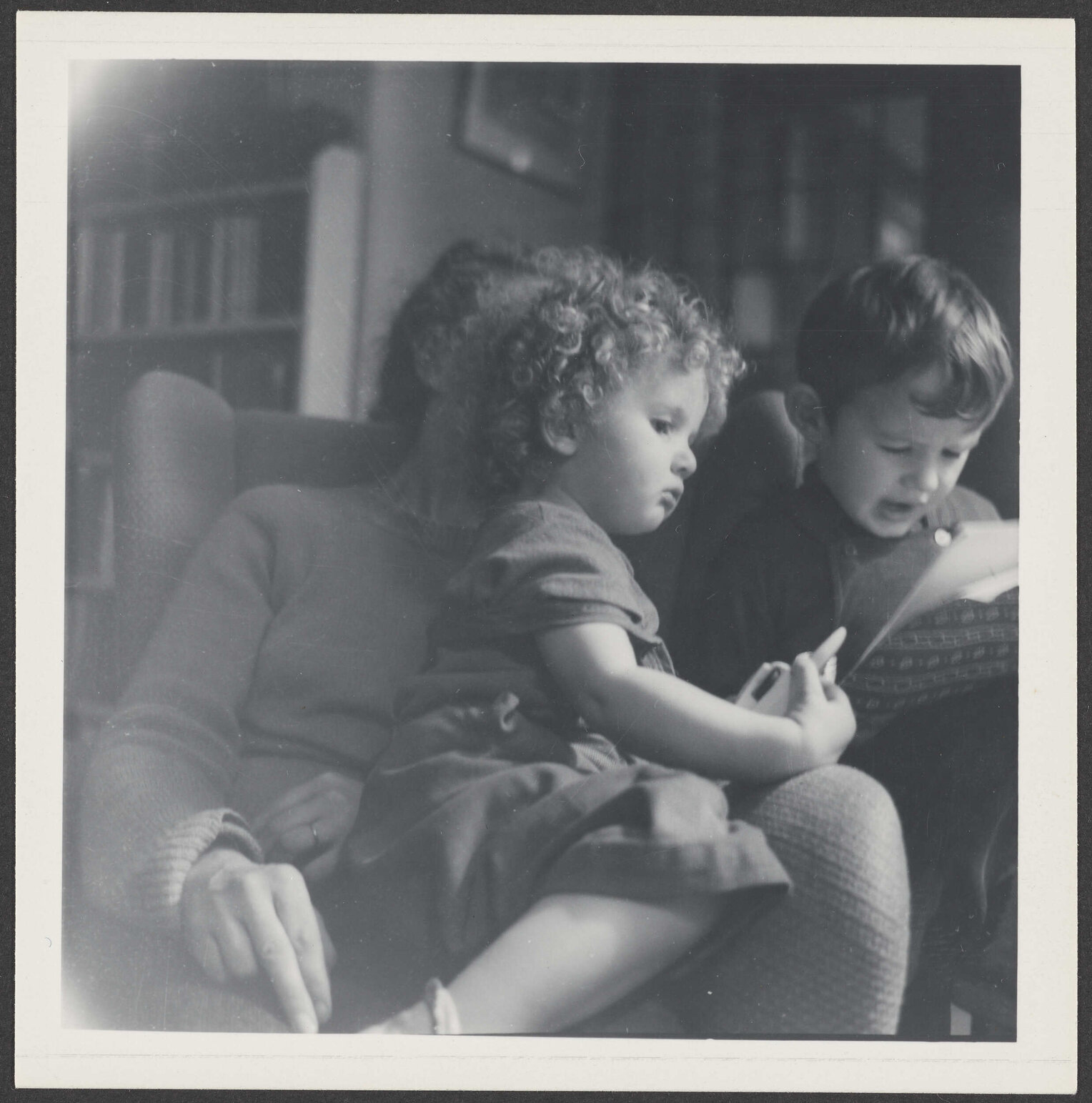 Edmund and Charles Bennett reading
